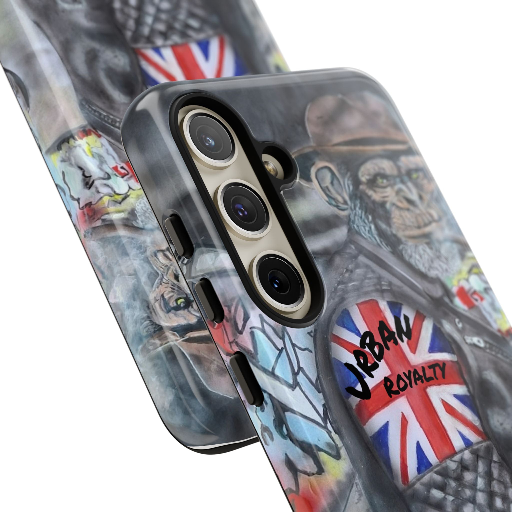 Urban Royalty Monkey Phone Case – Graffiti Biker Protective Cover