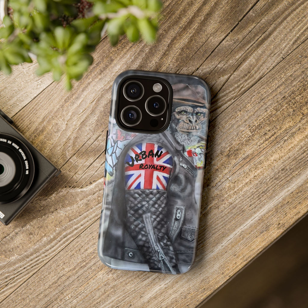 Urban Royalty Monkey Phone Case – Graffiti Biker Protective Cover