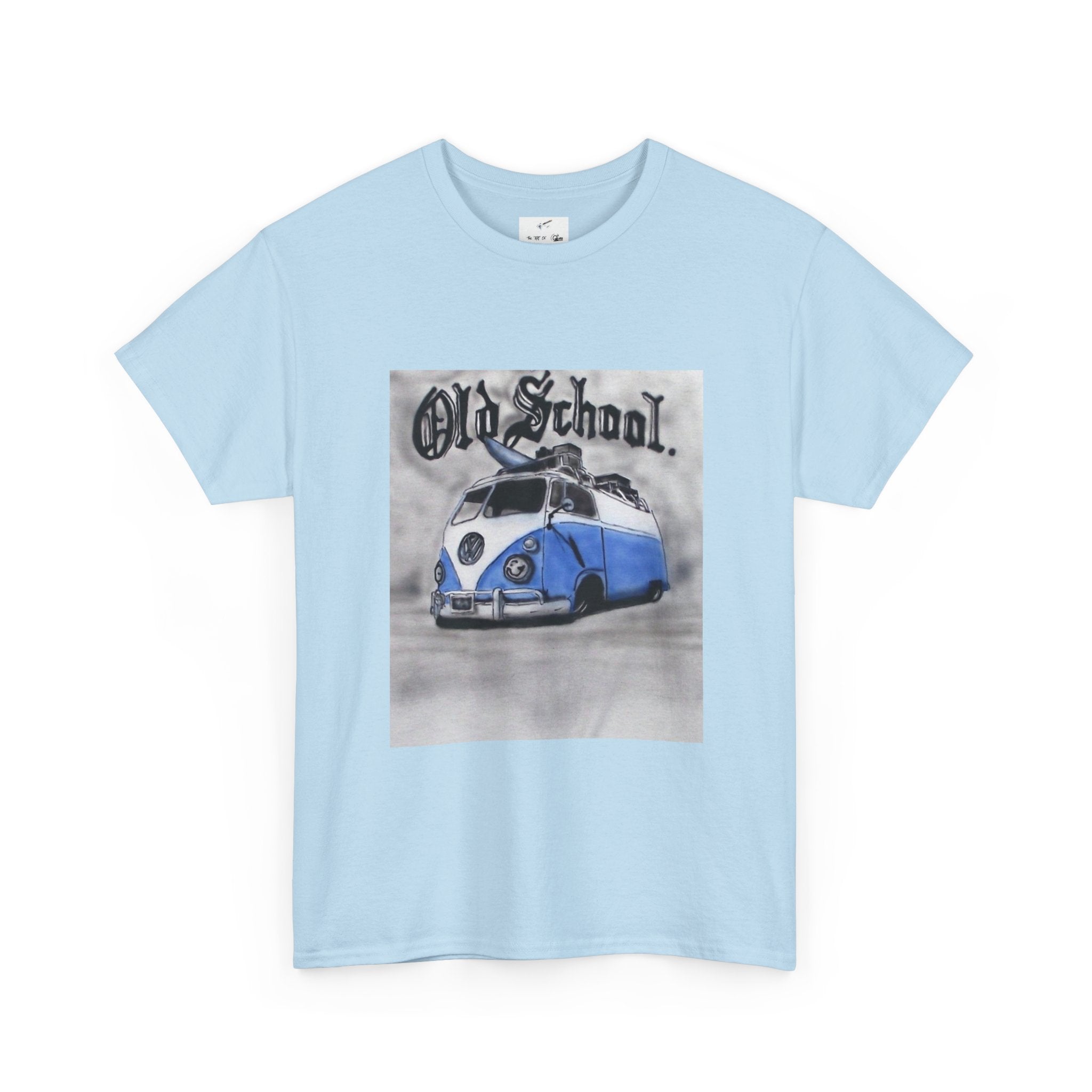 Old School Blue VW Surf Bus T-Shirt