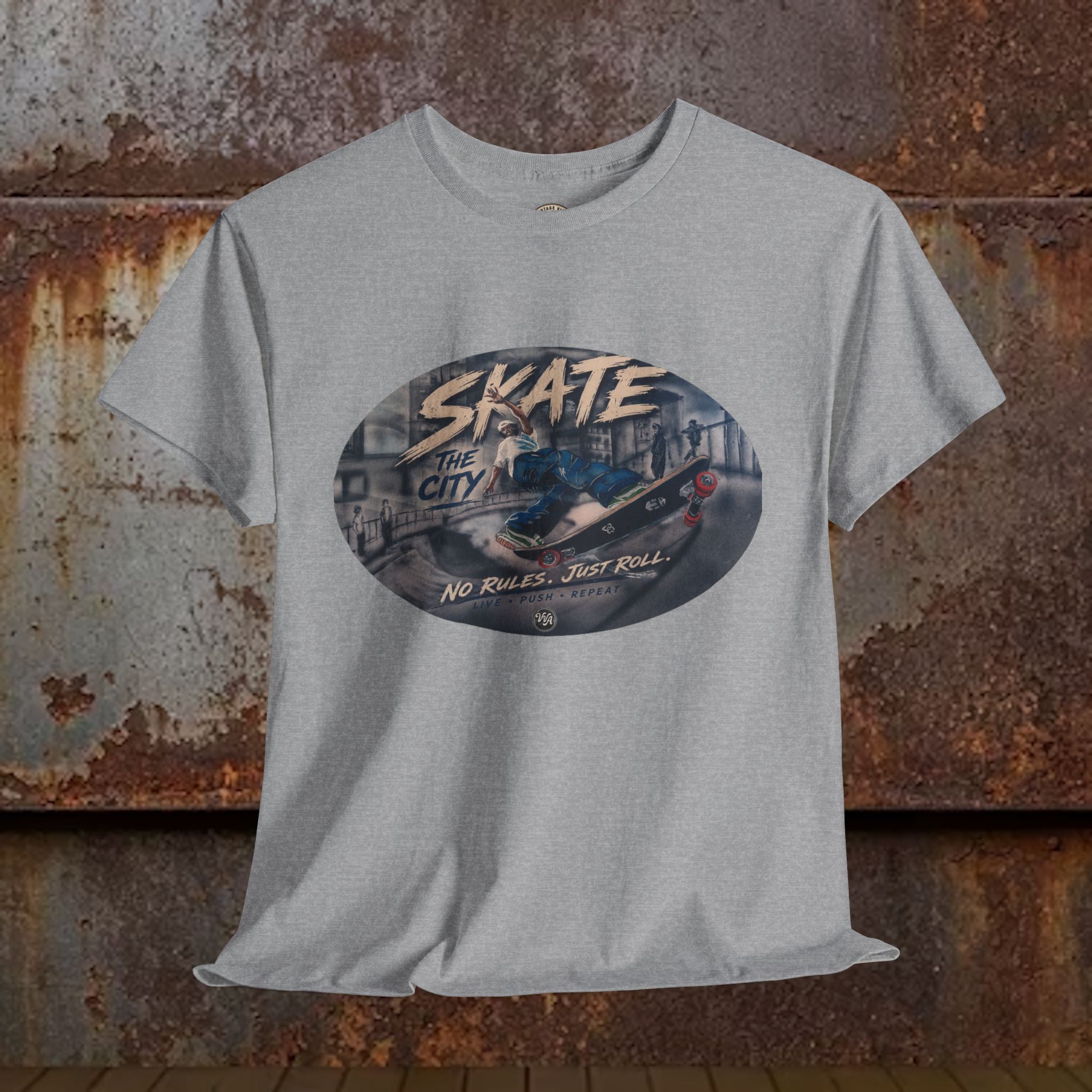 Skate the City Tee | Retro Skateboard Graphic