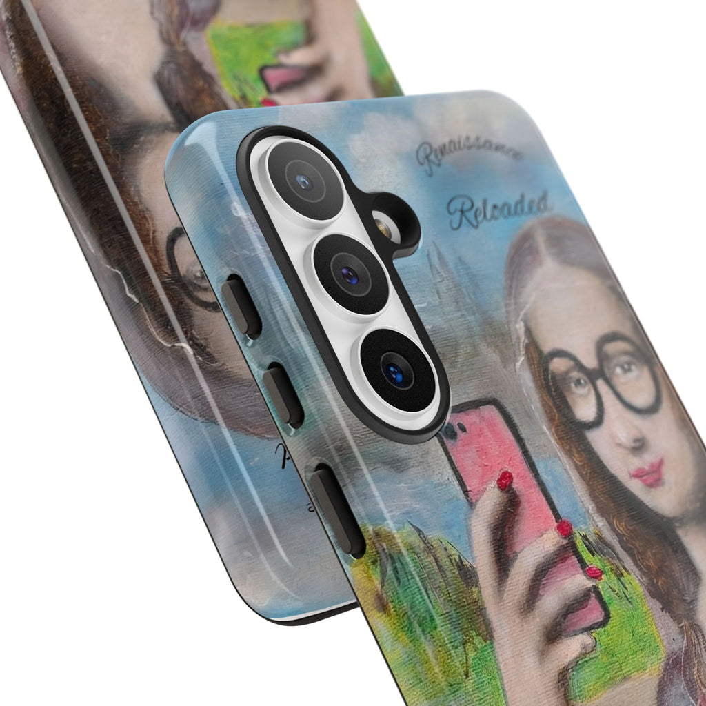 Mona Lisa Selfie Tough Phone Case — Renaissance Reloaded Protective Cover