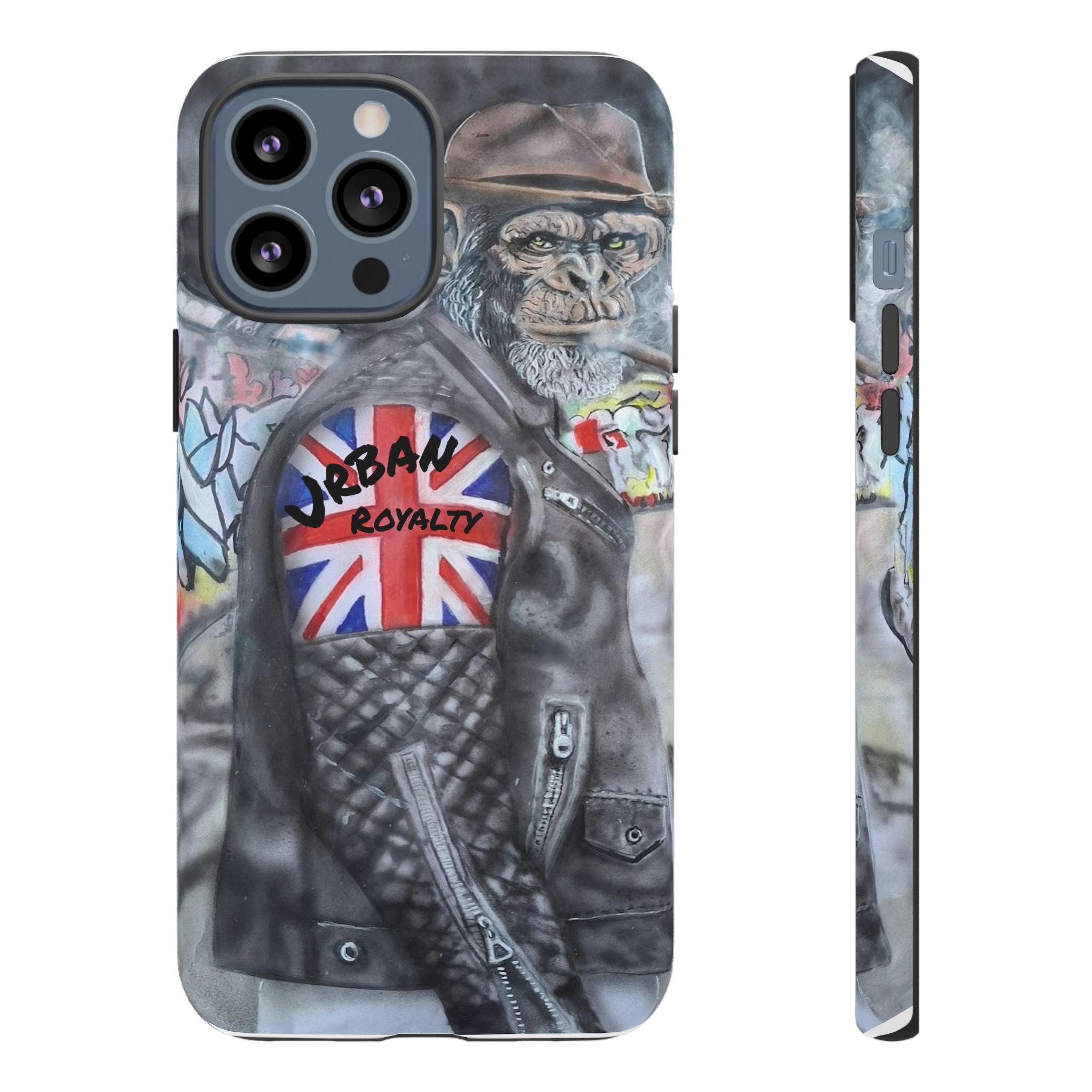 Urban Royalty Monkey Phone Case – Graffiti Biker Protective Cover