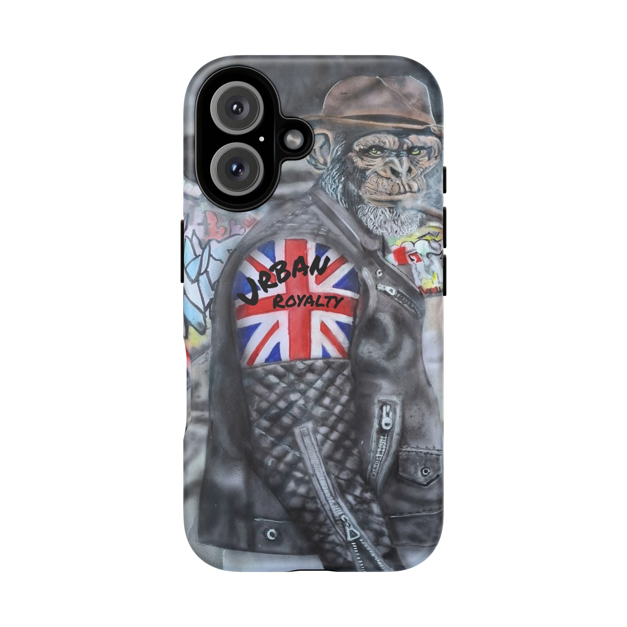Urban Royalty Monkey Phone Case – Graffiti Biker Protective Cover