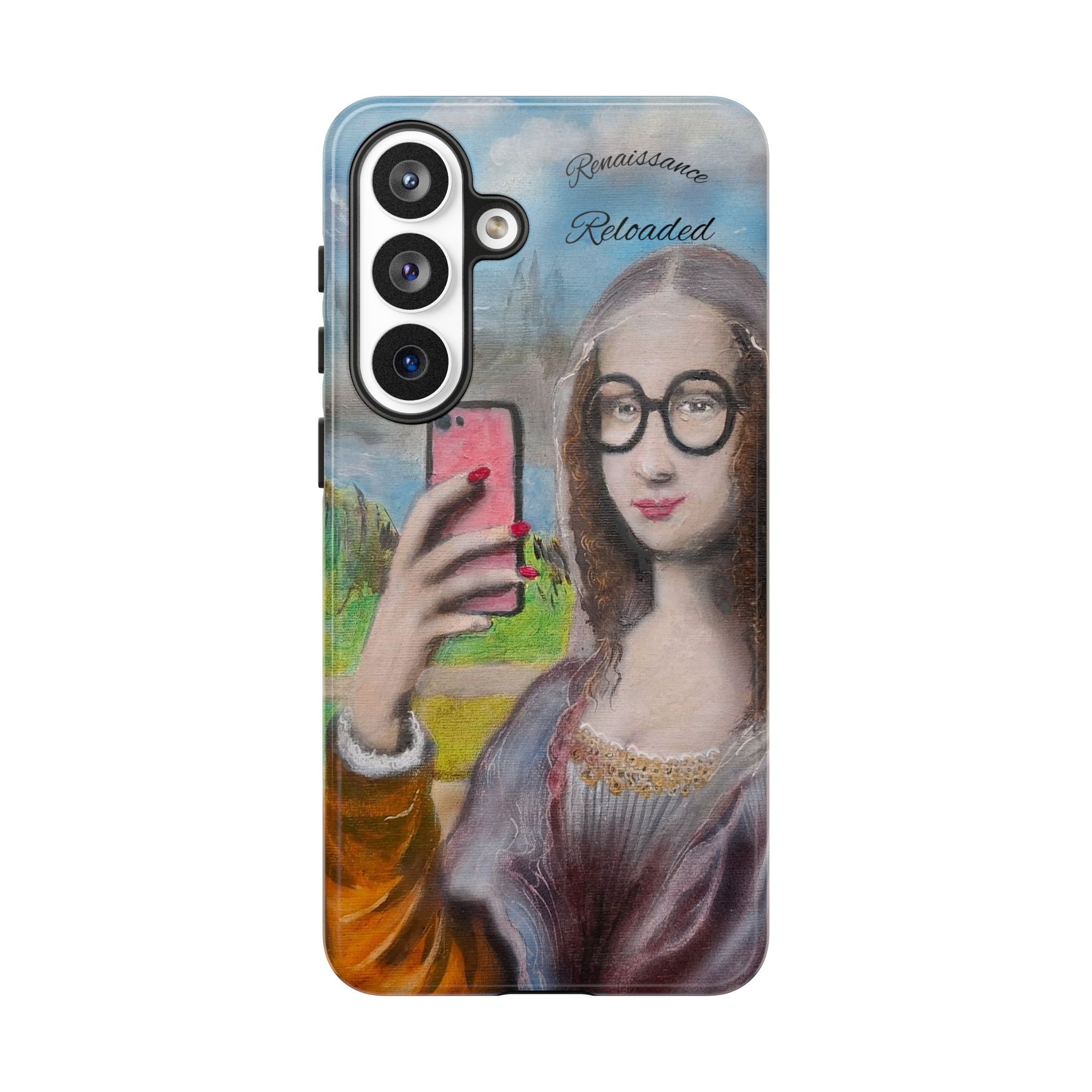 Mona Lisa Selfie Tough Phone Case — Renaissance Reloaded Protective Cover