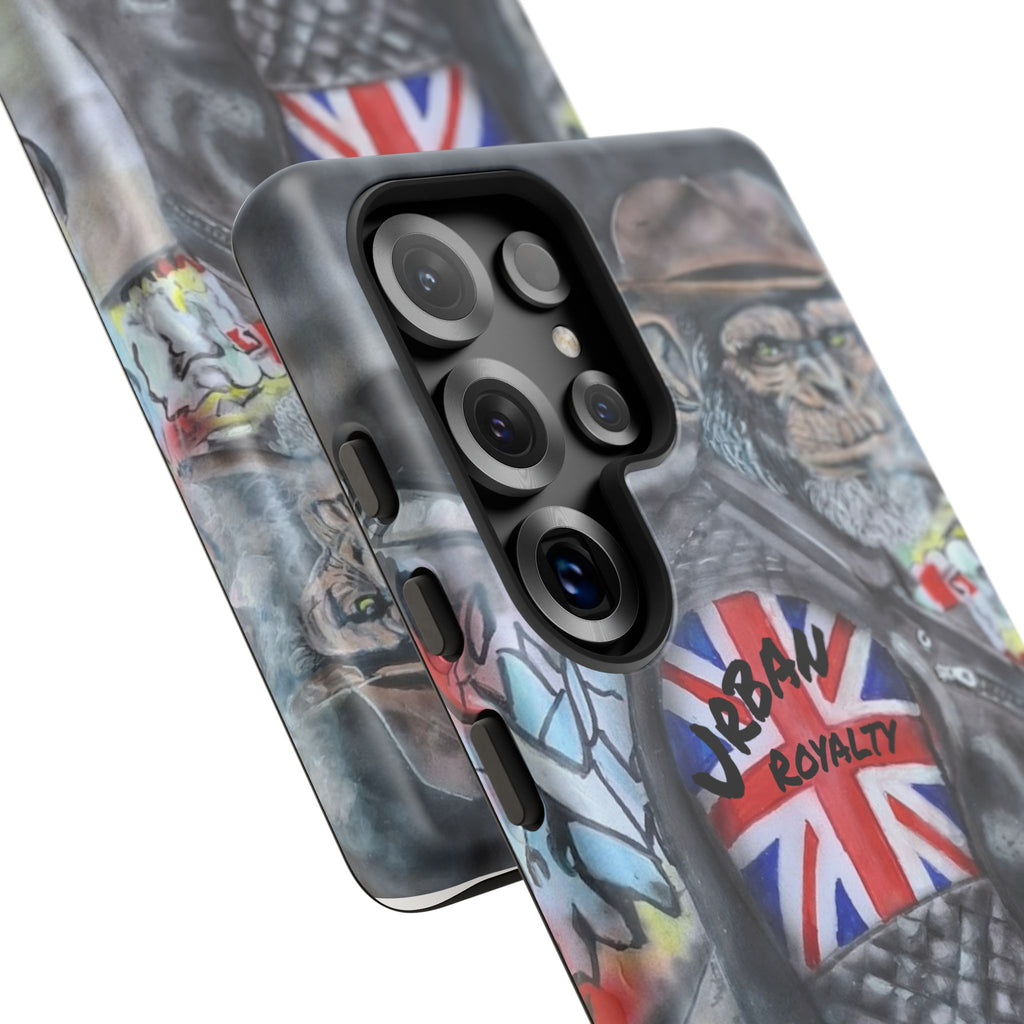 Urban Royalty Monkey Phone Case – Graffiti Biker Protective Cover