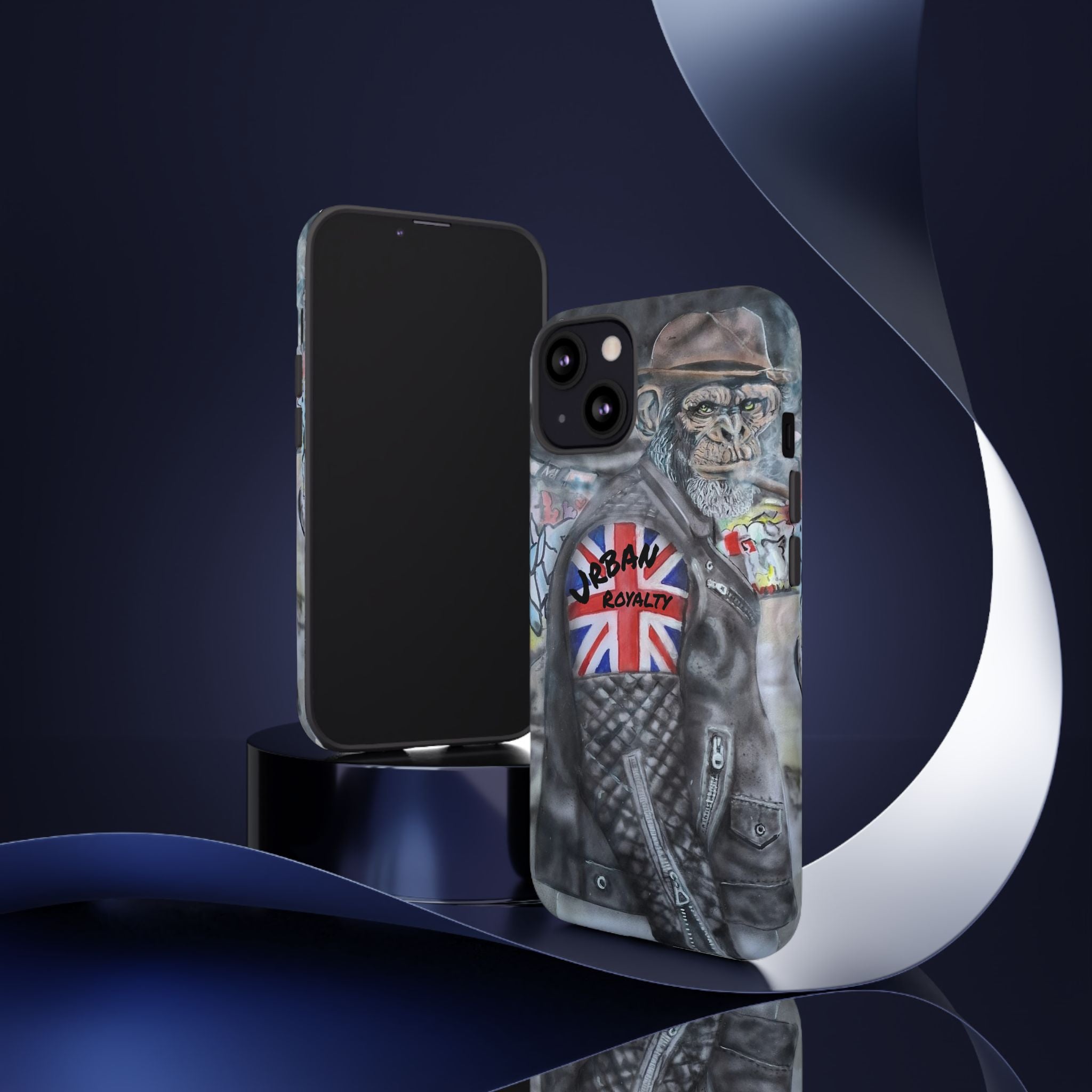 Urban Royalty Monkey Phone Case – Graffiti Biker Protective Cover