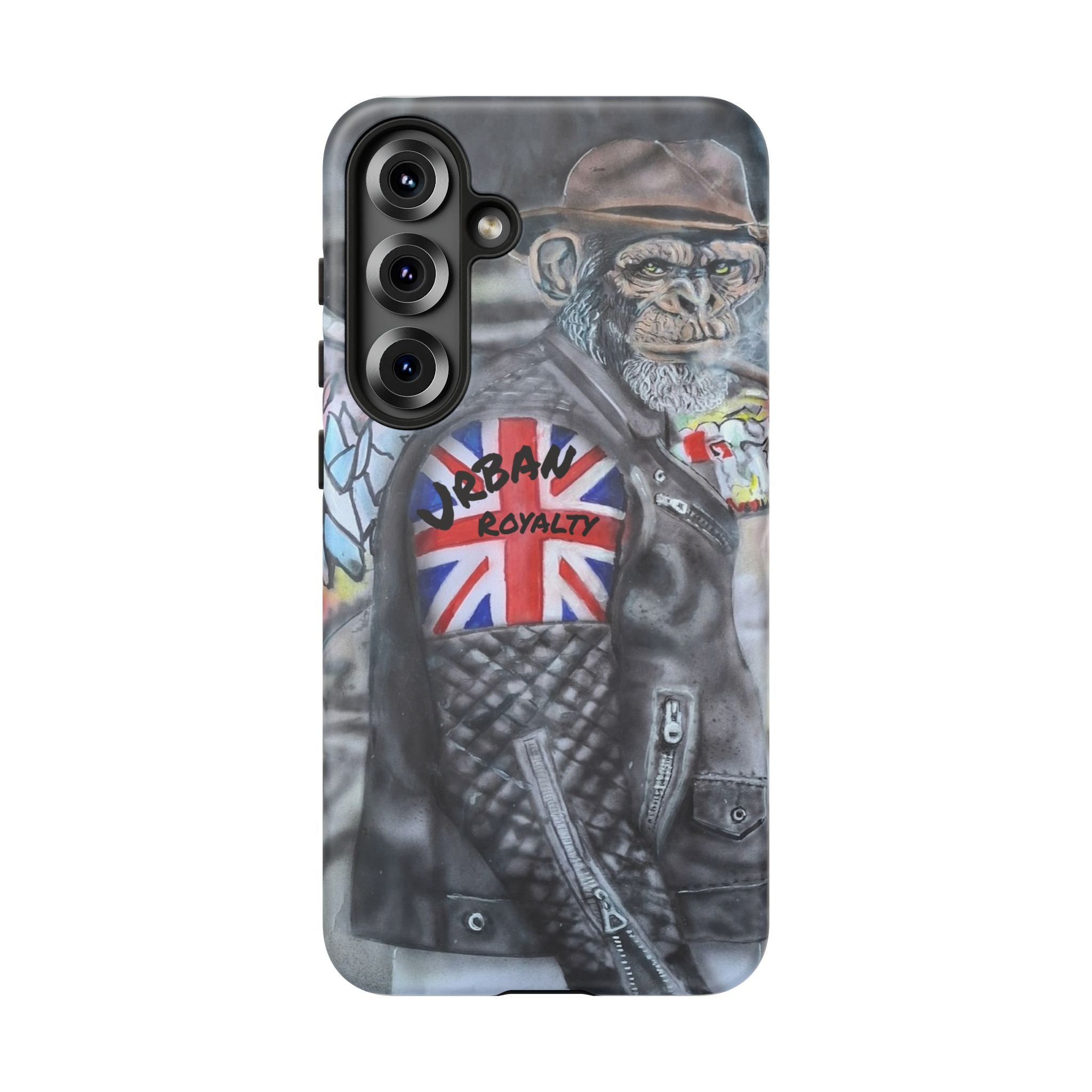 Urban Royalty Monkey Phone Case – Graffiti Biker Protective Cover