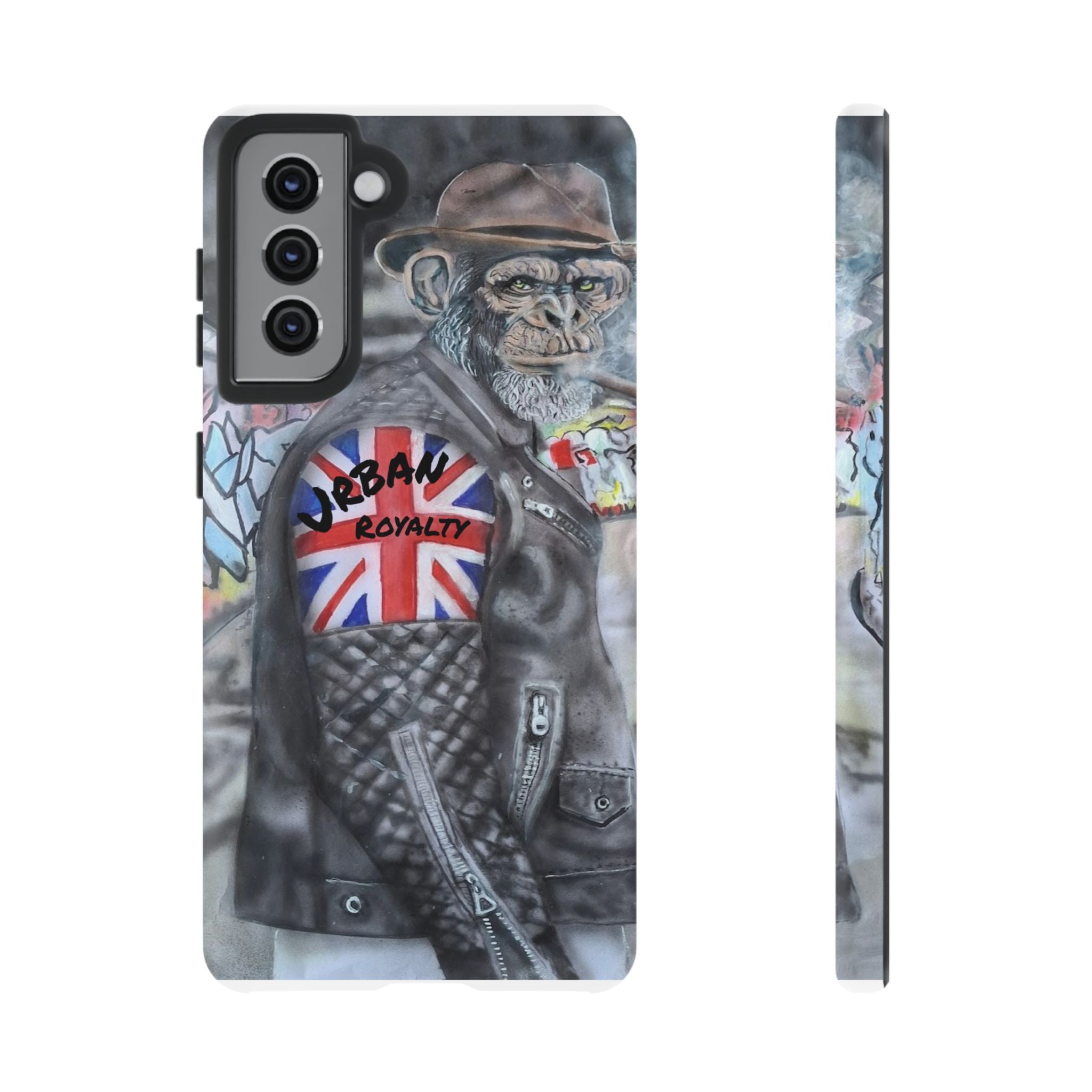 Urban Royalty Monkey Phone Case – Graffiti Biker Protective Cover