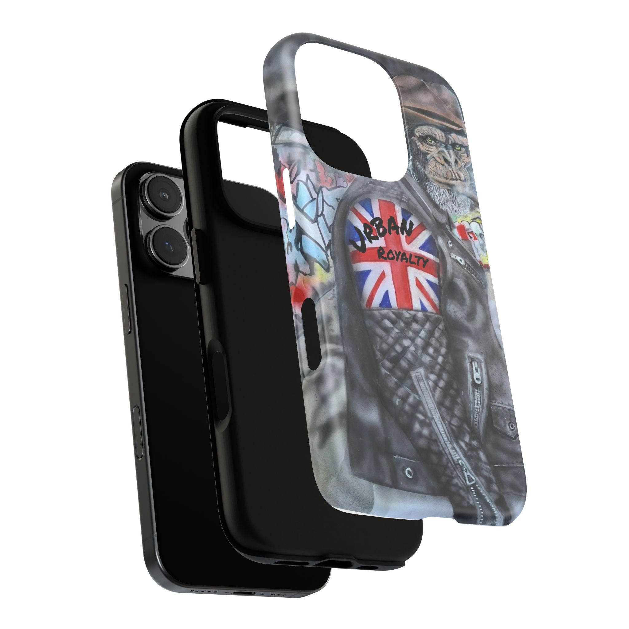 Urban Royalty Monkey Phone Case – Graffiti Biker Protective Cover