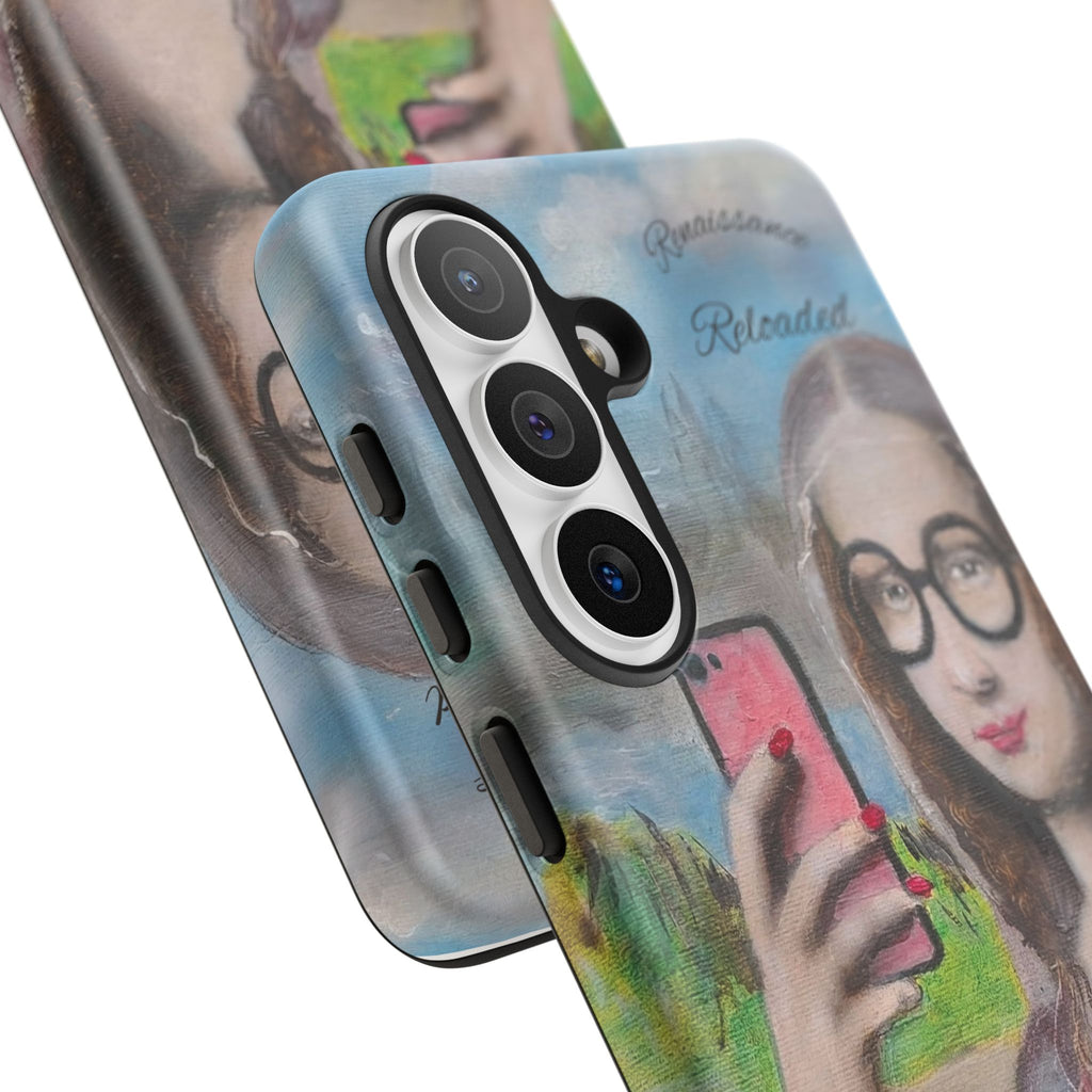 Mona Lisa Selfie Tough Phone Case — Renaissance Reloaded Protective Cover