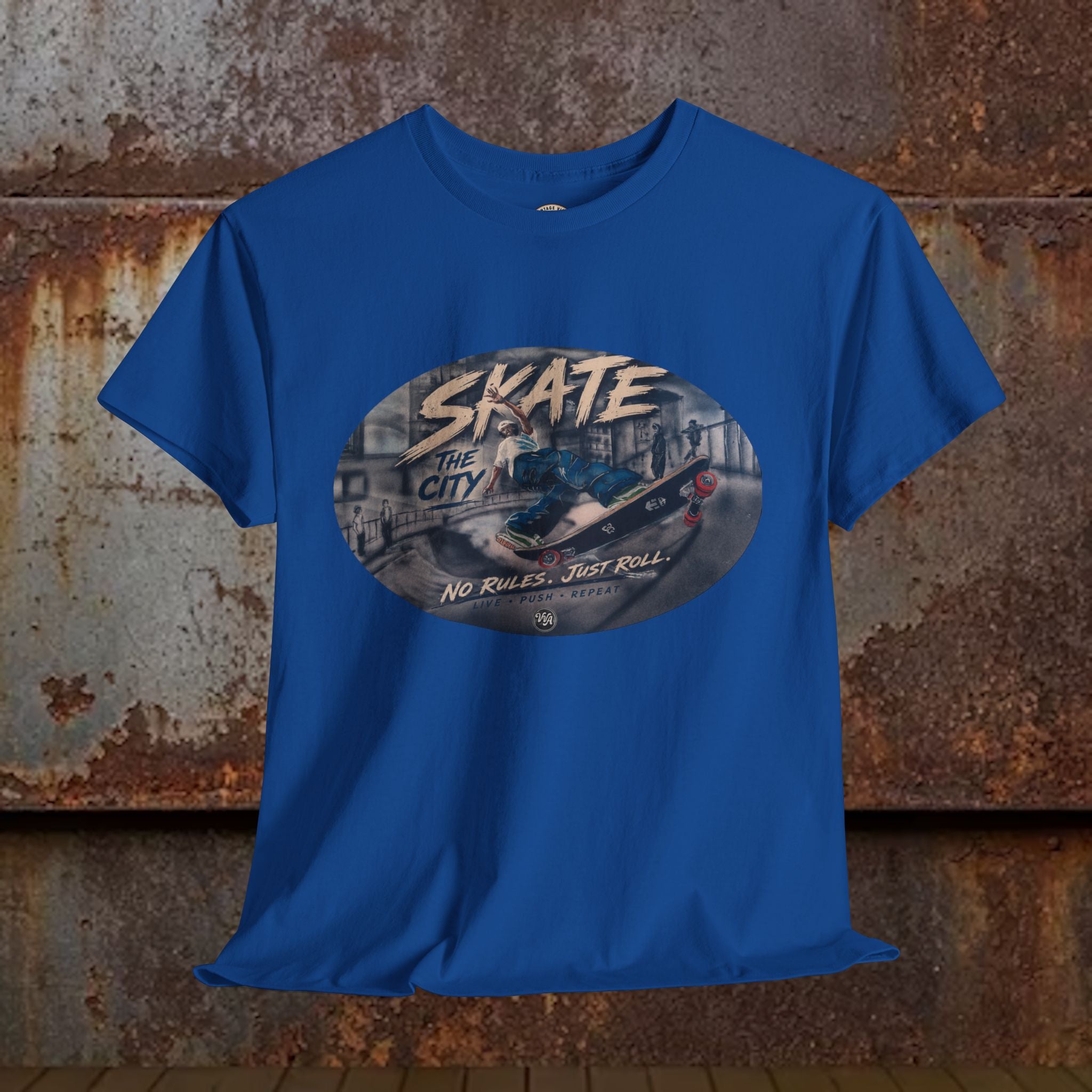 Skate the City Tee | Retro Skateboard Graphic