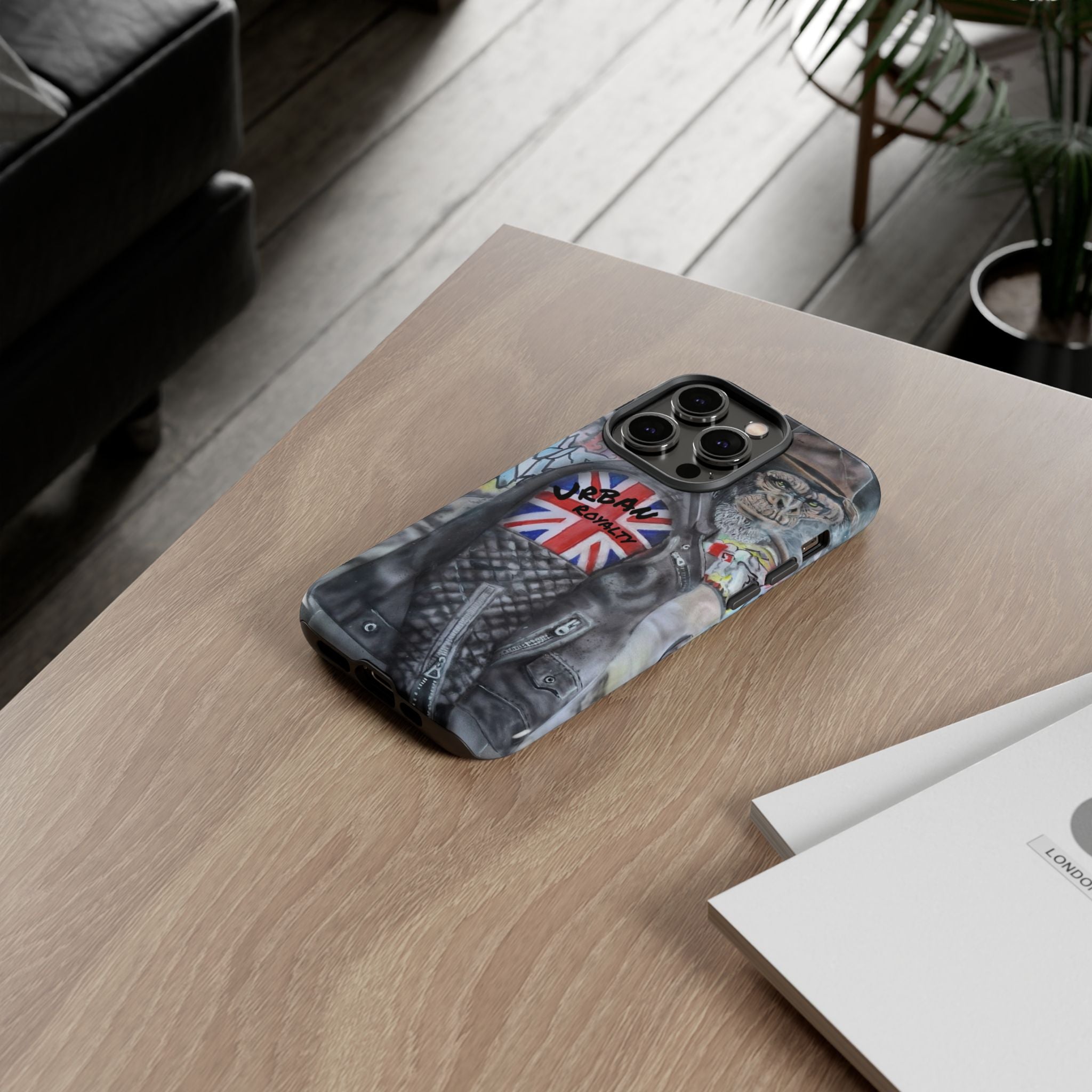 Urban Royalty Monkey Phone Case – Graffiti Biker Protective Cover