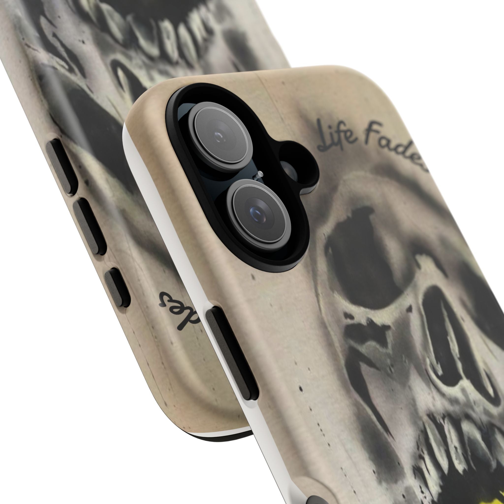 Skull & Rose Tough Case — “Life Fades. Style Doesn’t.” Phone Cover