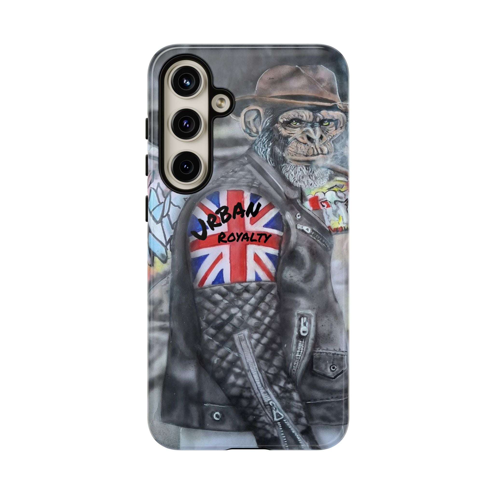 Urban Royalty Monkey Phone Case – Graffiti Biker Protective Cover