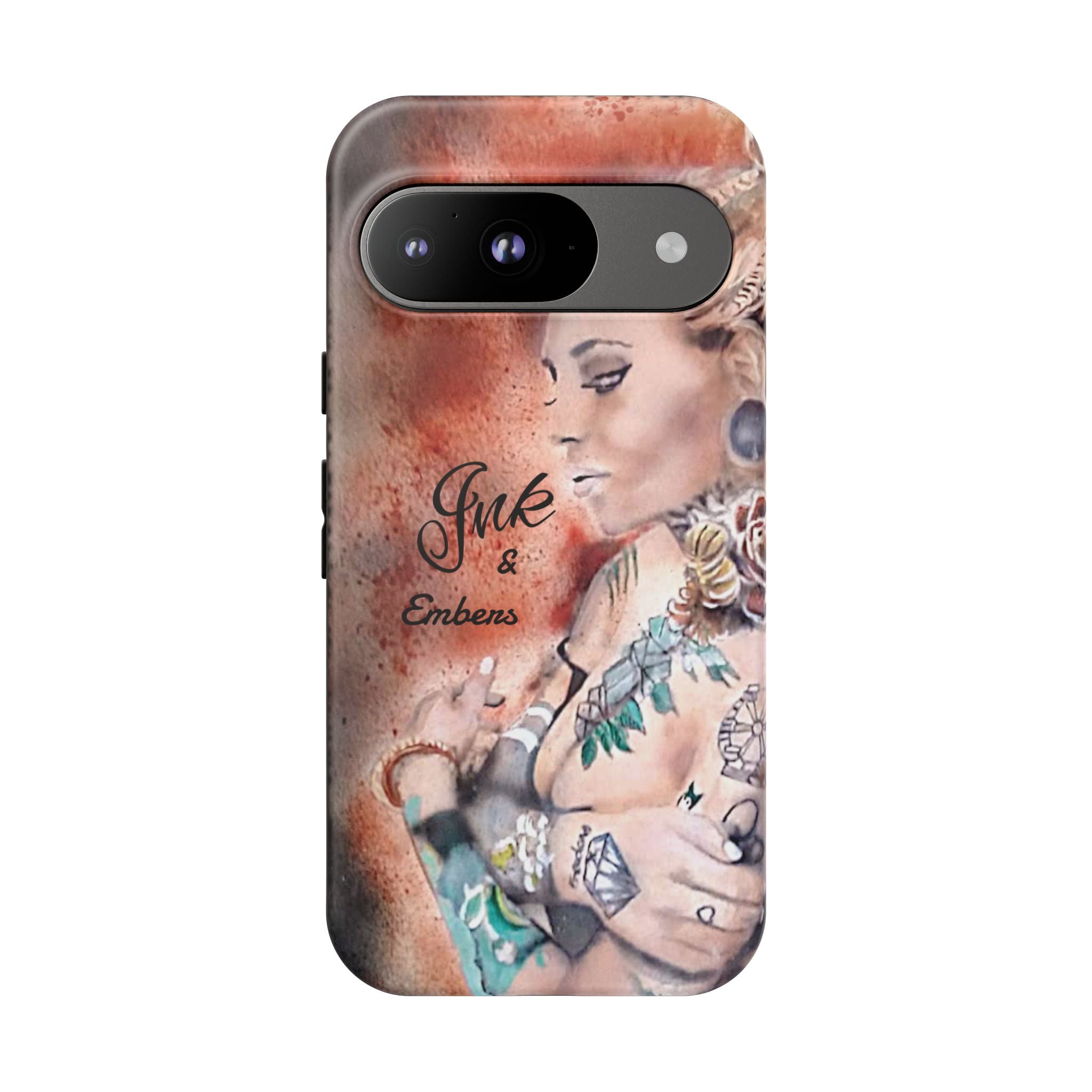 Tattooed Pin-Up Tough Case — Ink & Embers Phone Cover