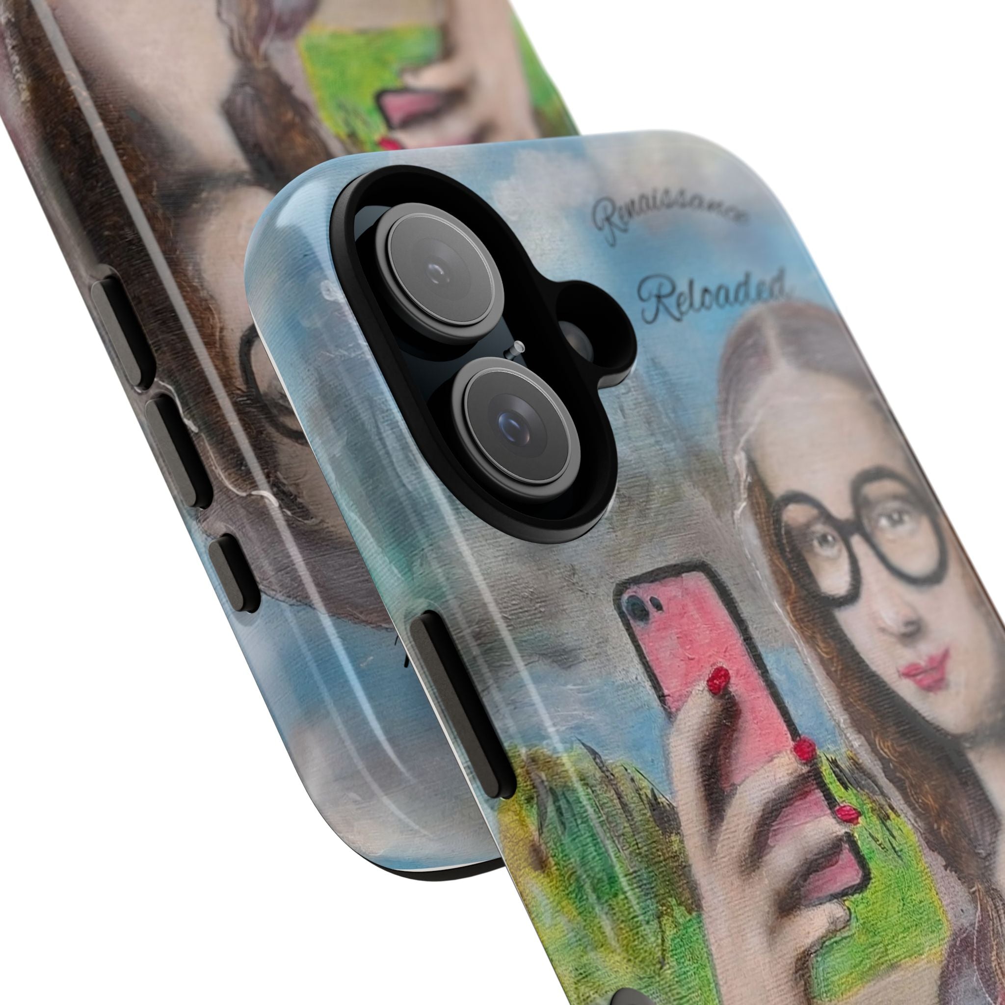 Mona Lisa Selfie Tough Phone Case — Renaissance Reloaded Protective Cover