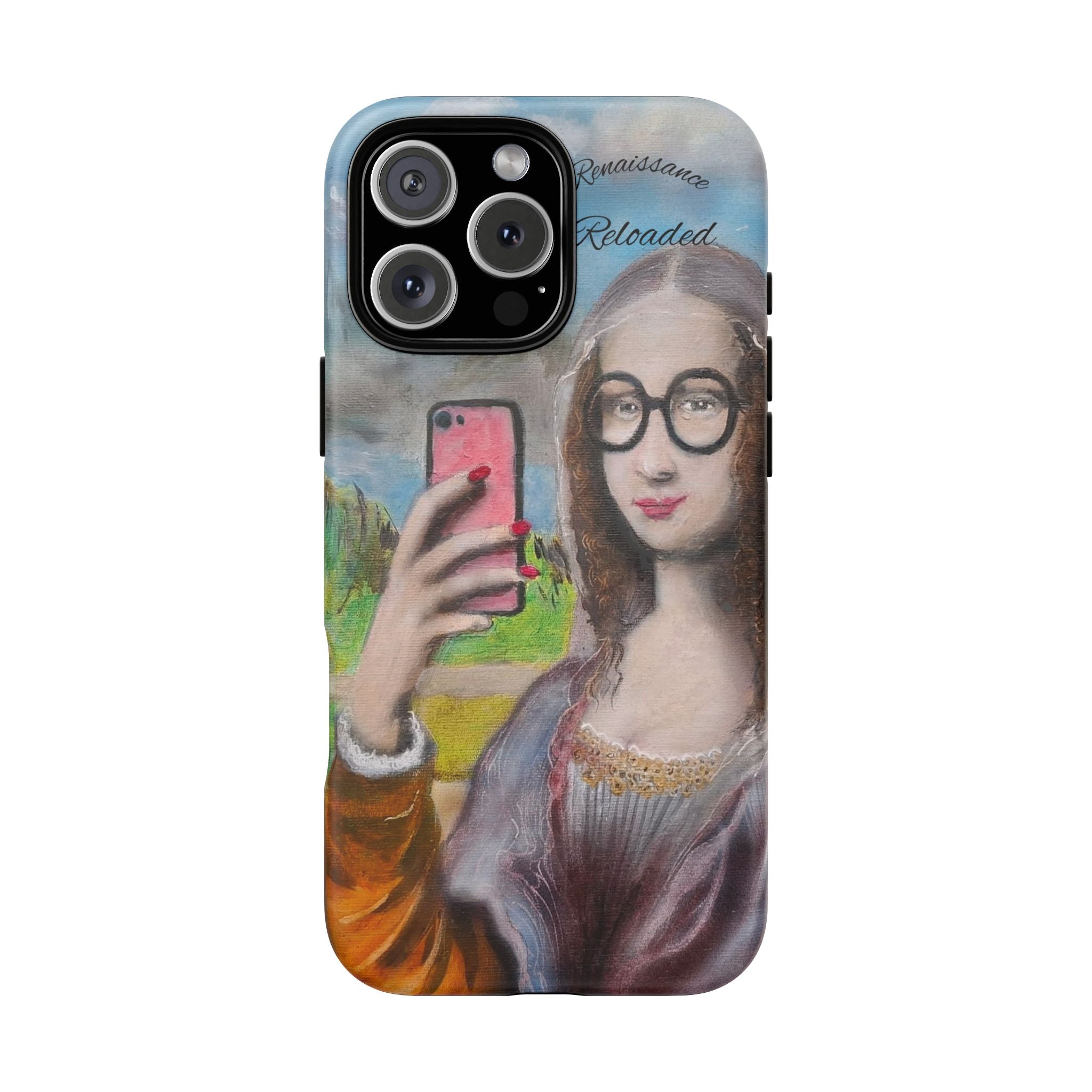 Mona Lisa Selfie Tough Phone Case — Renaissance Reloaded Protective Cover