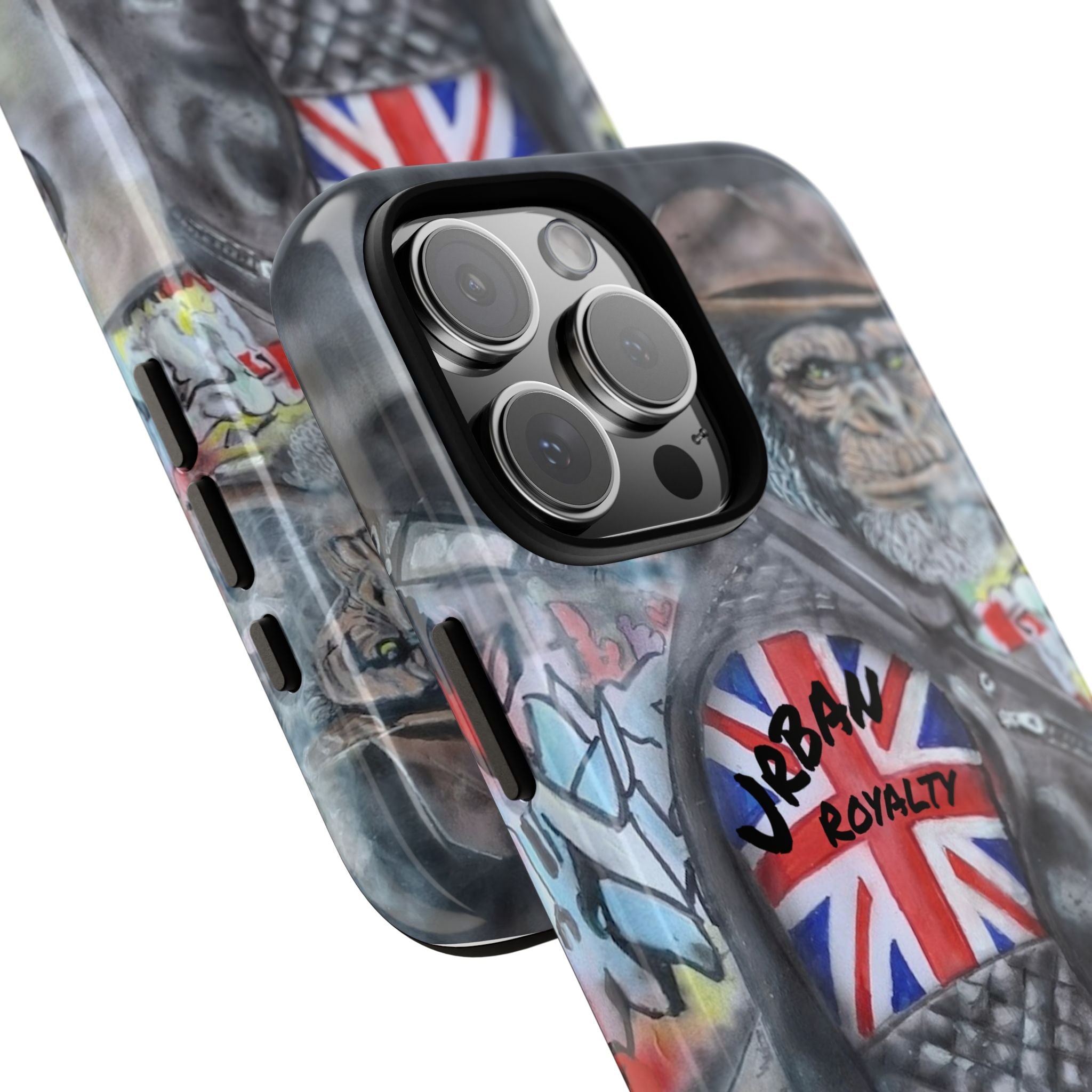 Urban Royalty Monkey Phone Case – Graffiti Biker Protective Cover