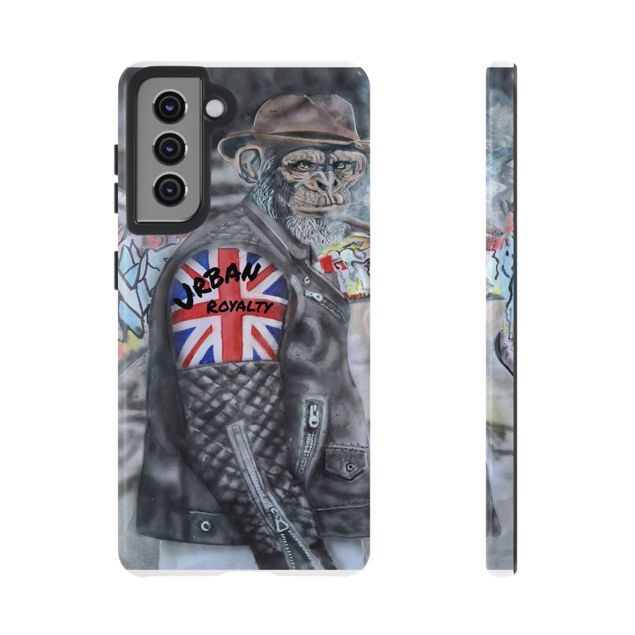 Urban Royalty Monkey Phone Case – Graffiti Biker Protective Cover