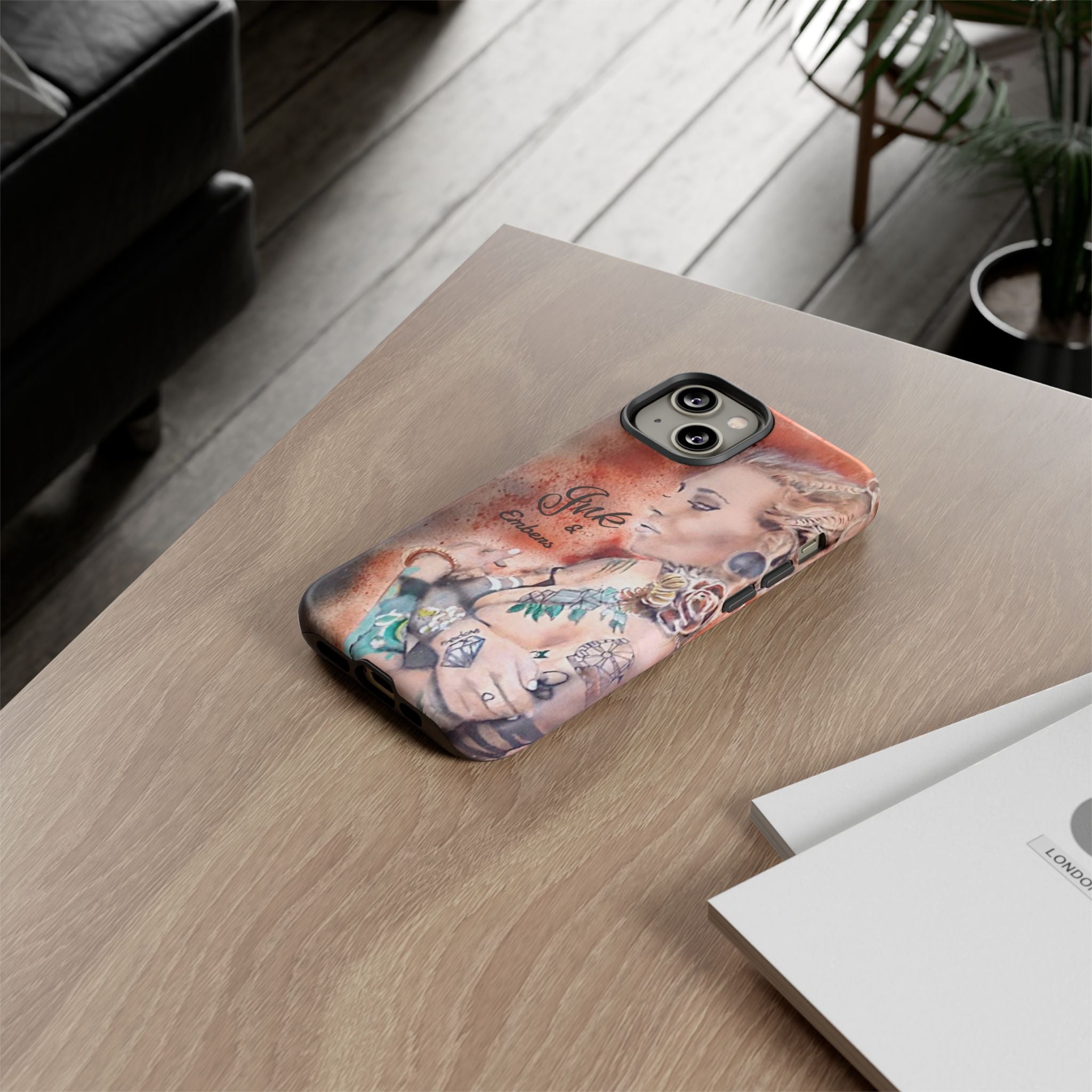 Tattooed Pin-Up Tough Case — Ink & Embers Phone Cover