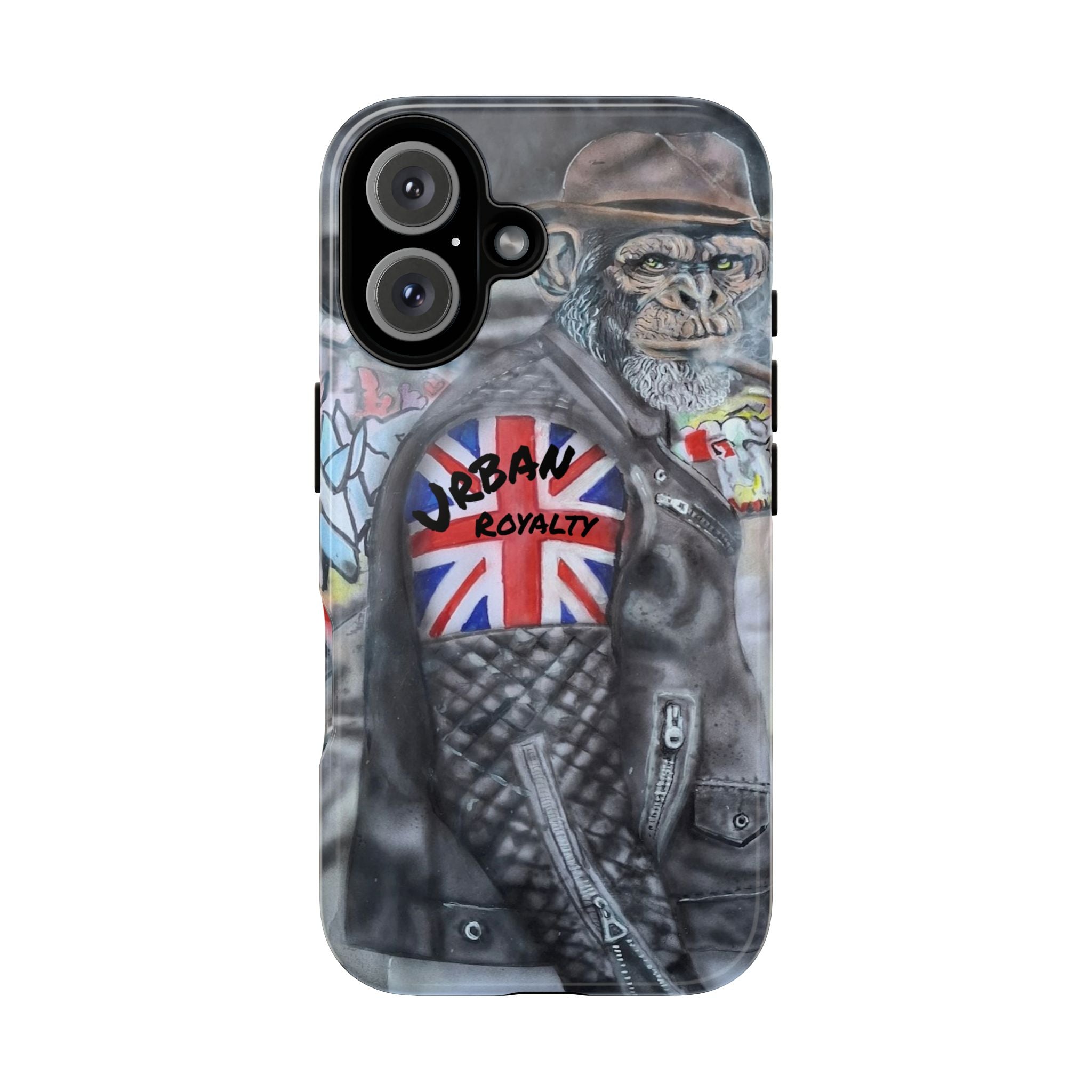 Urban Royalty Monkey Phone Case – Graffiti Biker Protective Cover