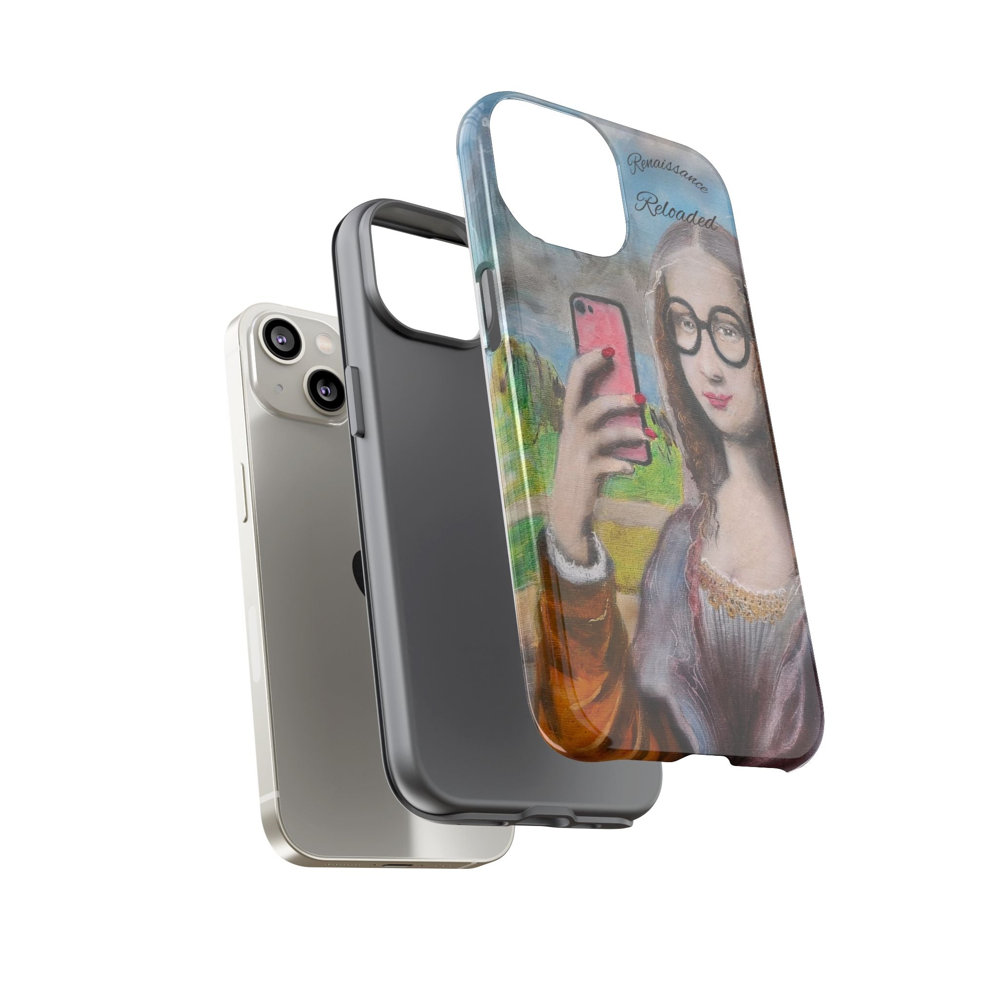 Mona Lisa Selfie Tough Phone Case — Renaissance Reloaded Protective Cover