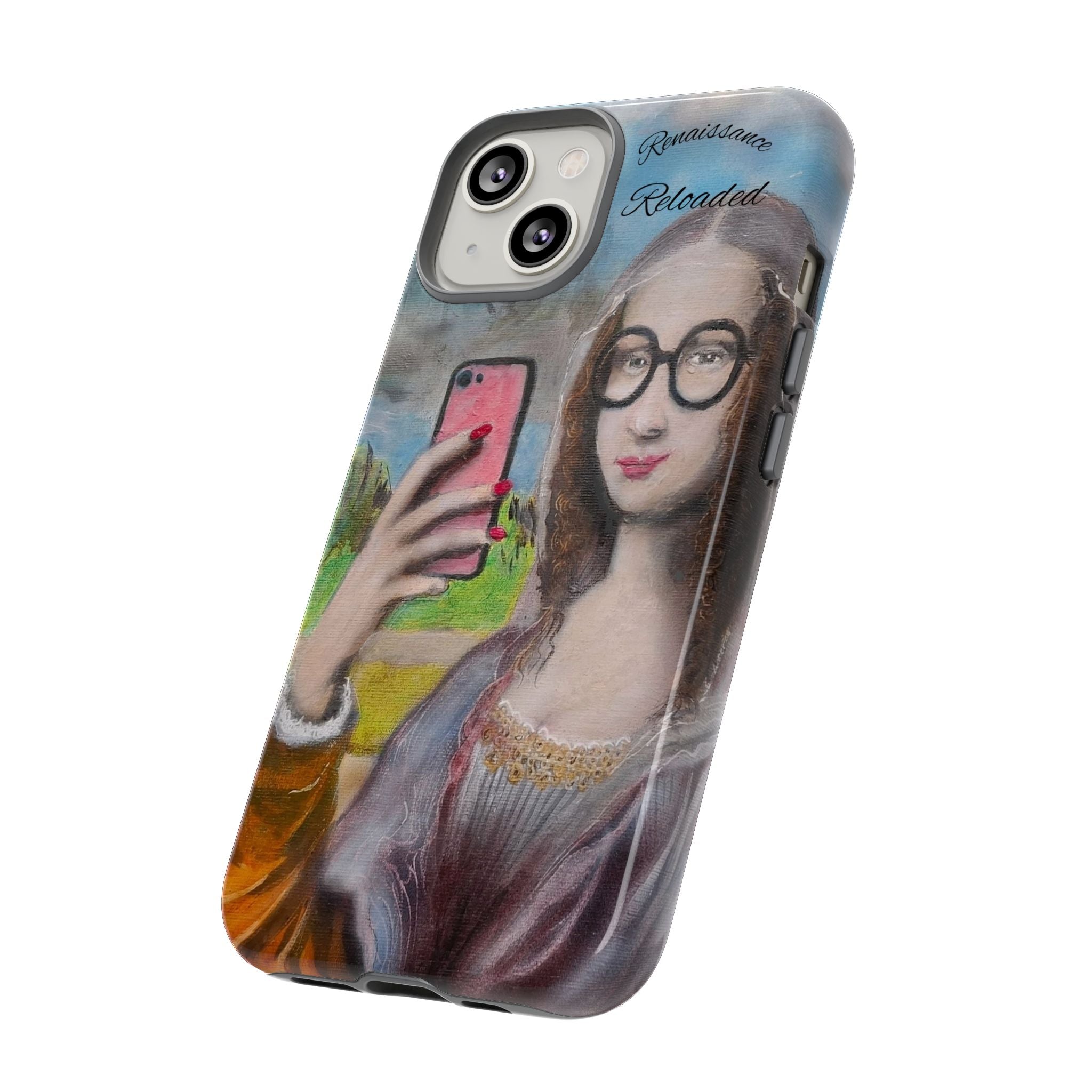 Mona Lisa Selfie Tough Phone Case — Renaissance Reloaded Protective Cover