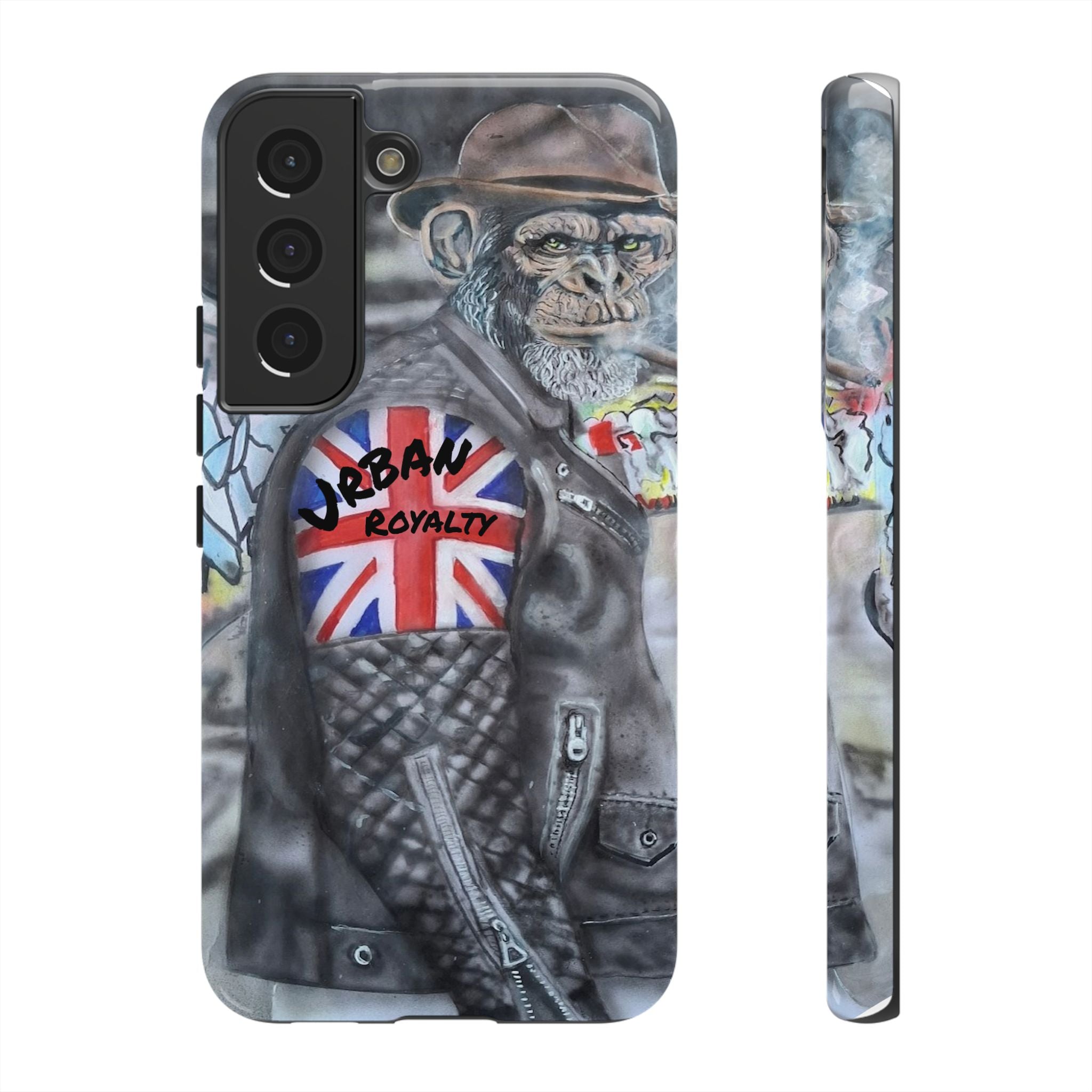Urban Royalty Monkey Phone Case – Graffiti Biker Protective Cover