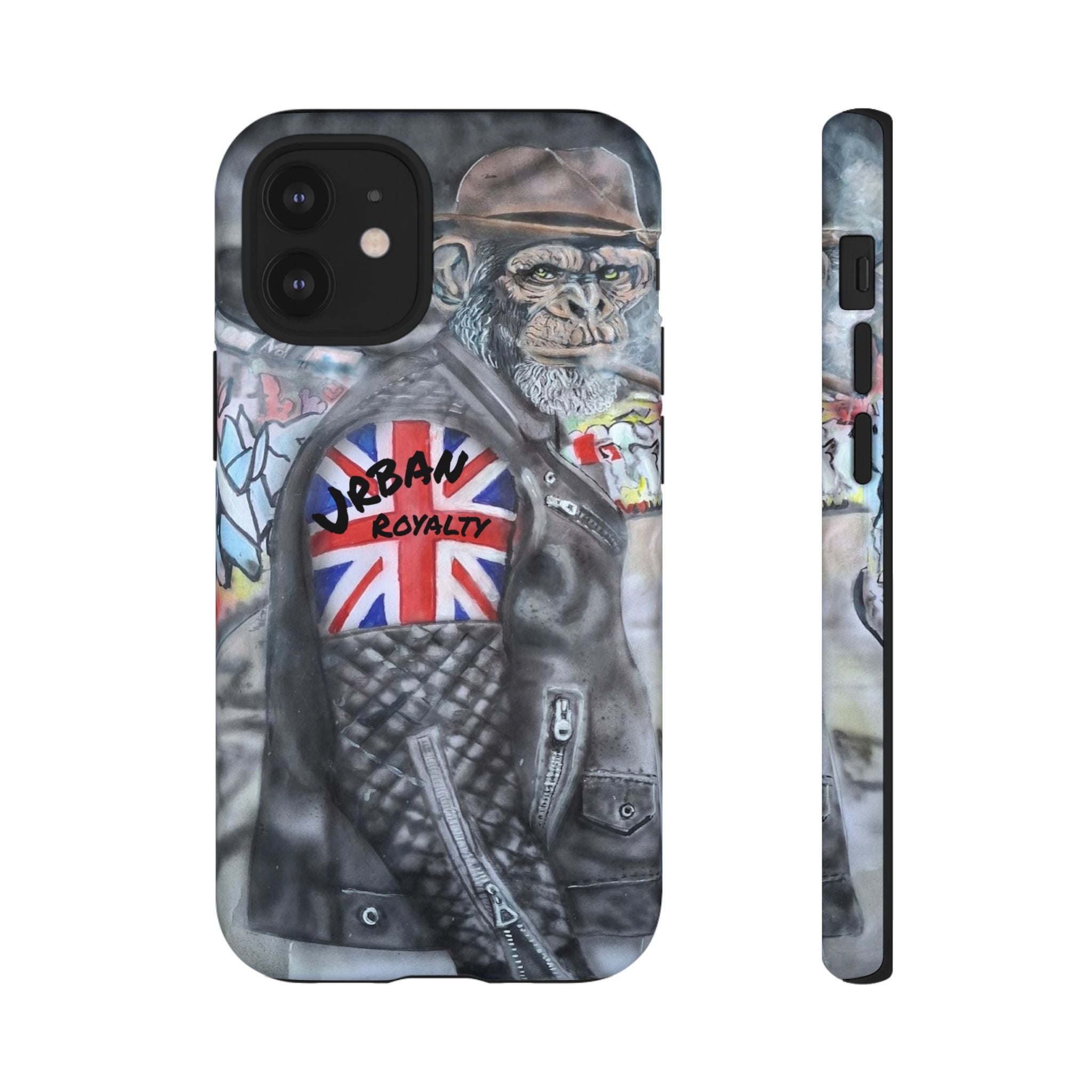 Urban Royalty Monkey Phone Case – Graffiti Biker Protective Cover