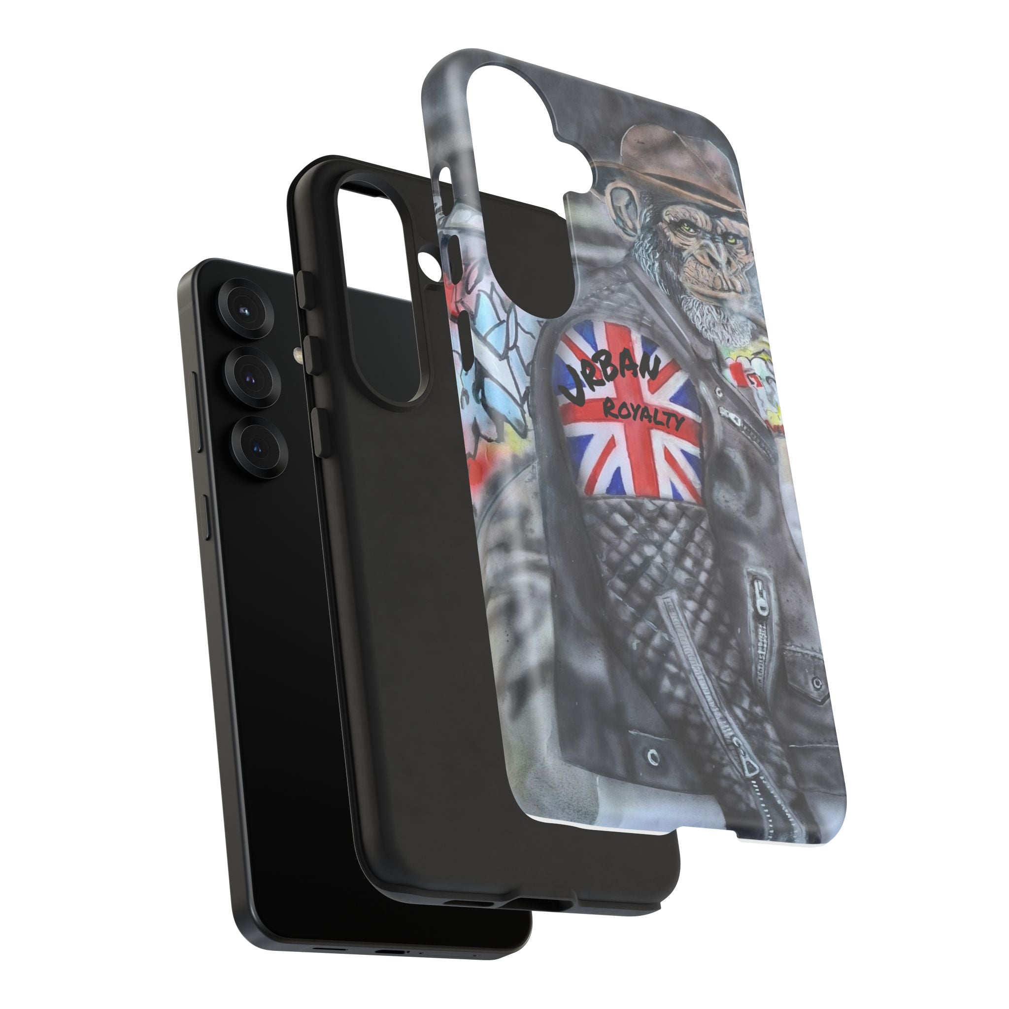 Urban Royalty Monkey Phone Case – Graffiti Biker Protective Cover