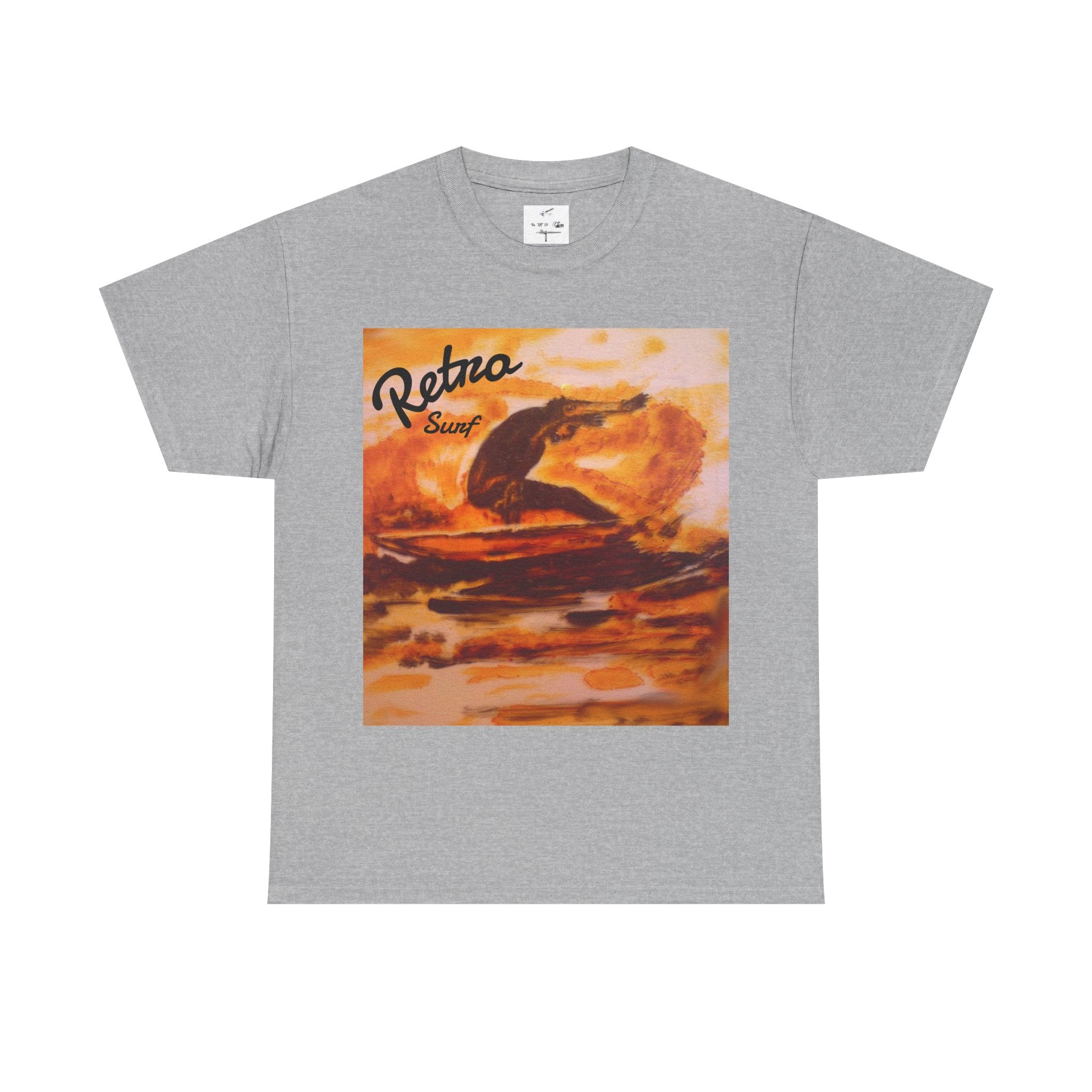 Retro Surf T-Shirt — Vintage Sunset Surfing Graphic Tee