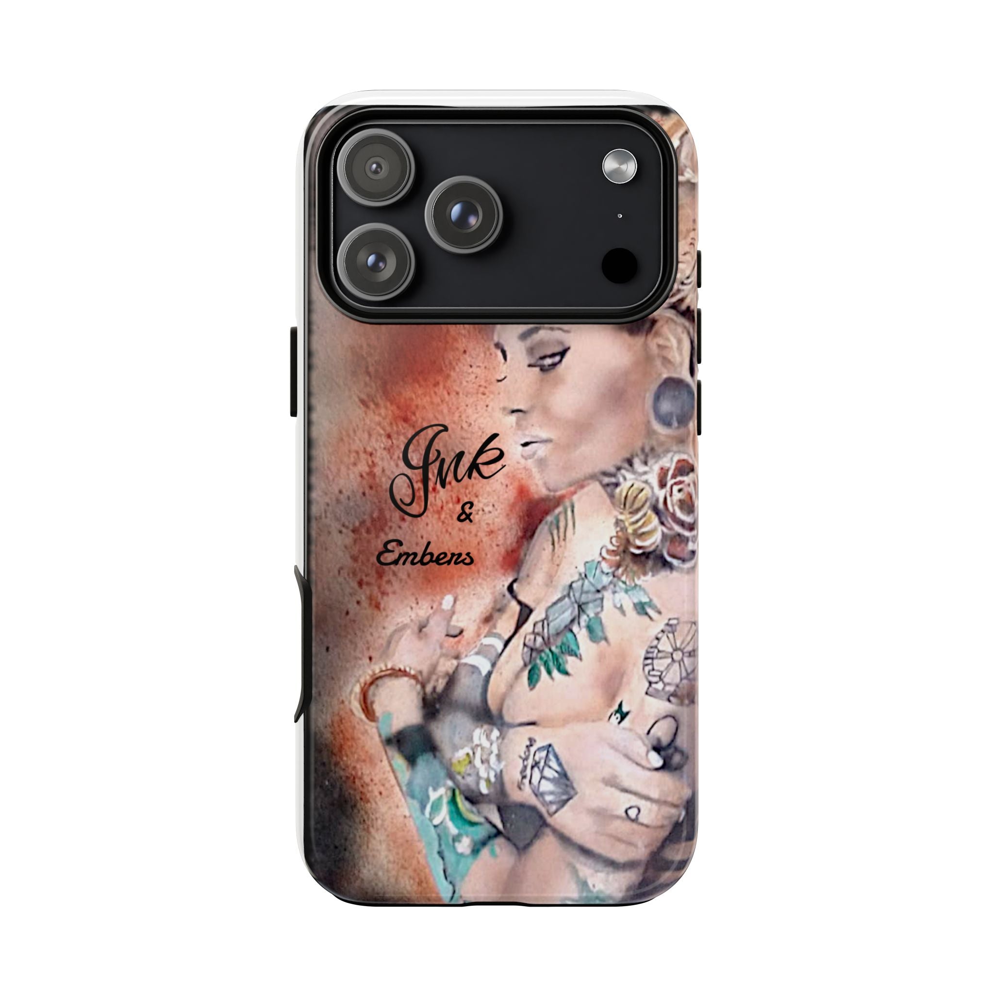 Tattooed Pin-Up Tough Case — Ink & Embers Phone Cover