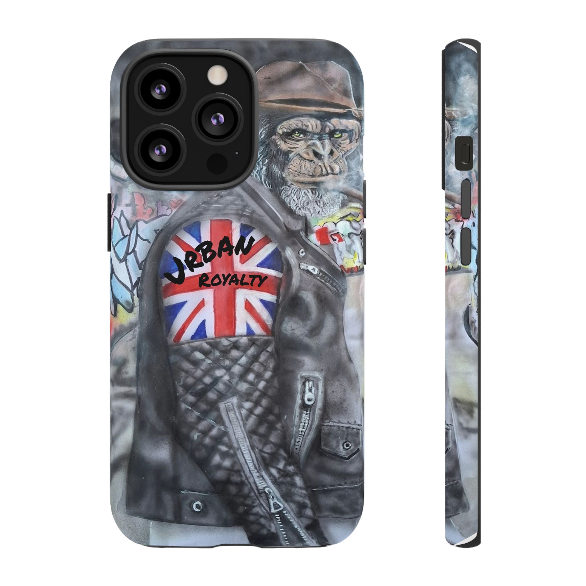 Urban Royalty Monkey Phone Case – Graffiti Biker Protective Cover