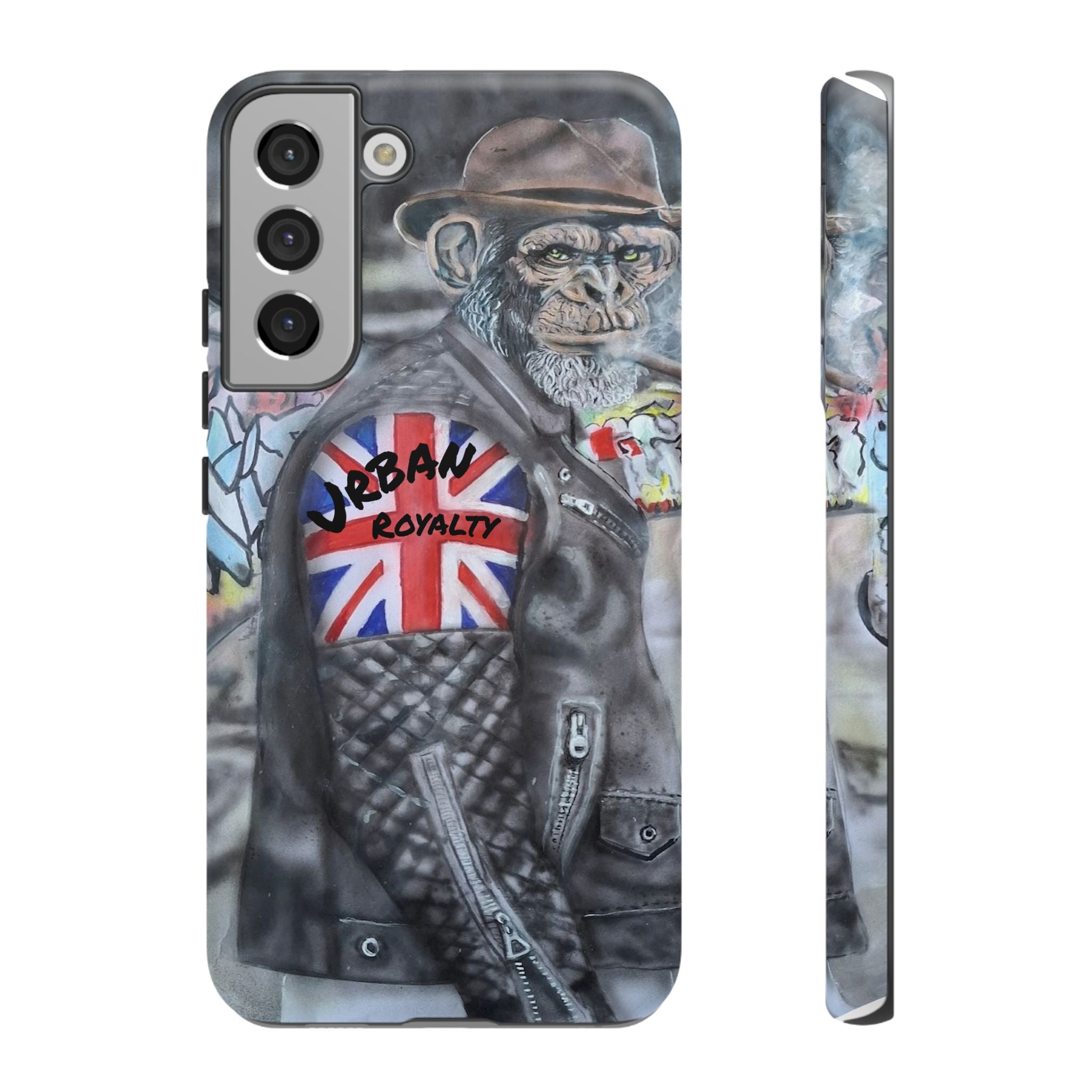 Urban Royalty Monkey Phone Case – Graffiti Biker Protective Cover