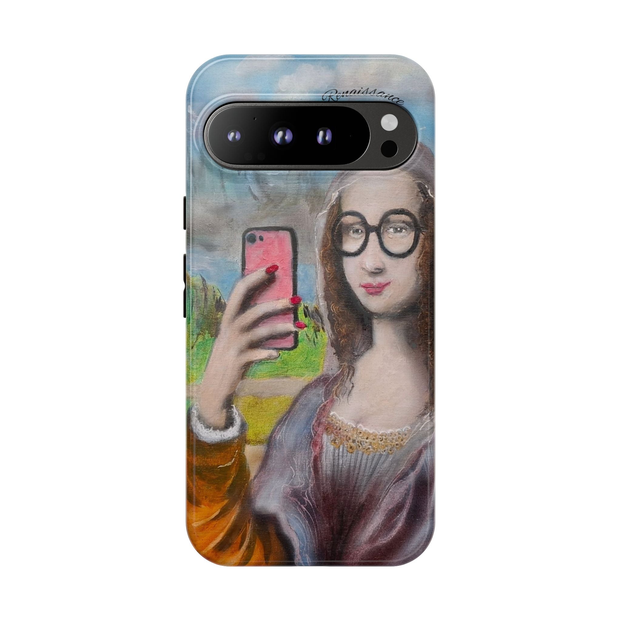 Mona Lisa Selfie Tough Phone Case — Renaissance Reloaded Protective Cover