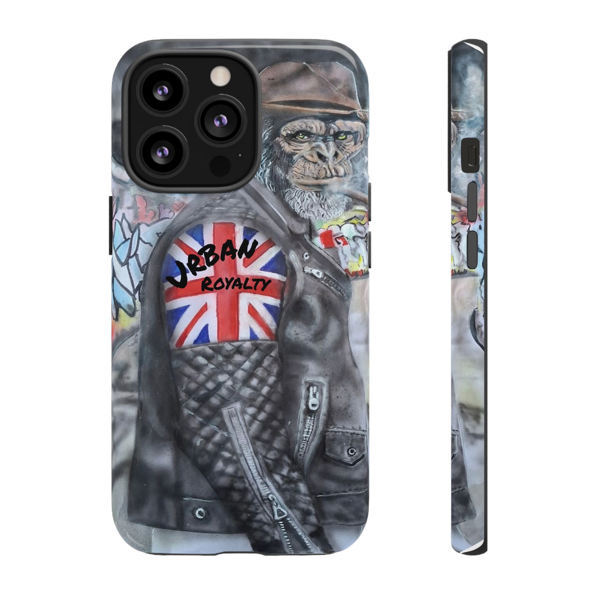Urban Royalty Monkey Phone Case – Graffiti Biker Protective Cover
