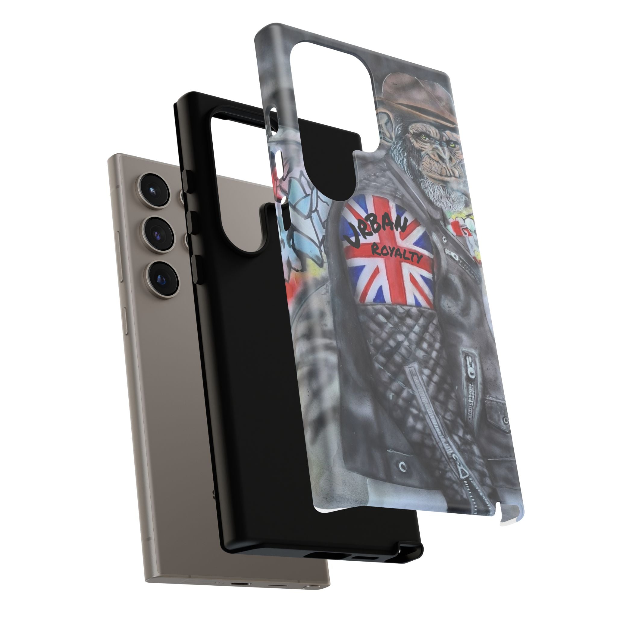 Urban Royalty Monkey Phone Case – Graffiti Biker Protective Cover