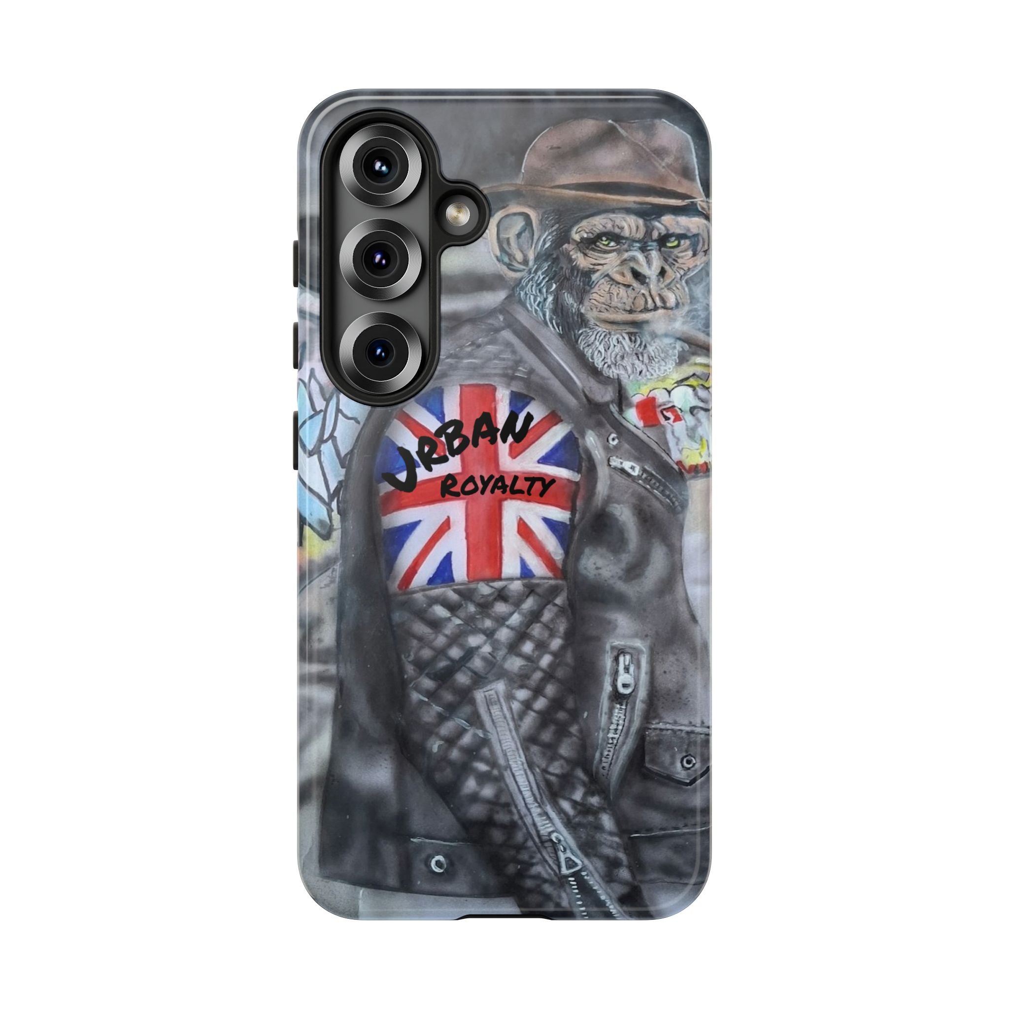 Urban Royalty Monkey Phone Case – Graffiti Biker Protective Cover