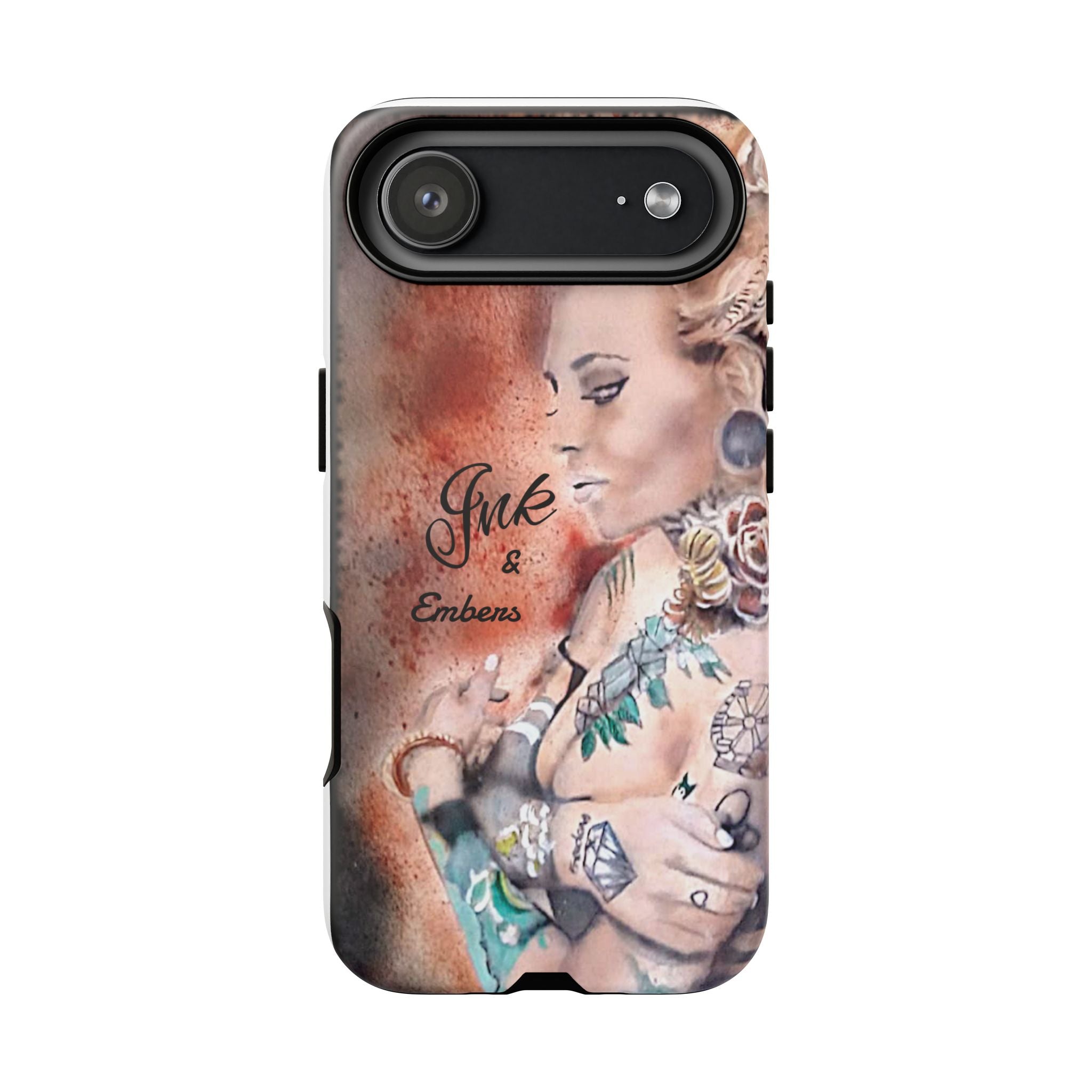 Tattooed Pin-Up Tough Case — Ink & Embers Phone Cover
