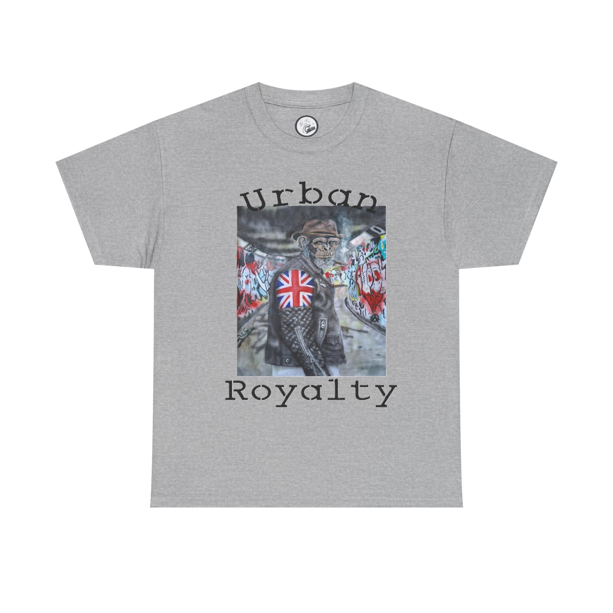 Urban Royalty T-Shirt — Street Art Monkey with Union Jack design Jacket