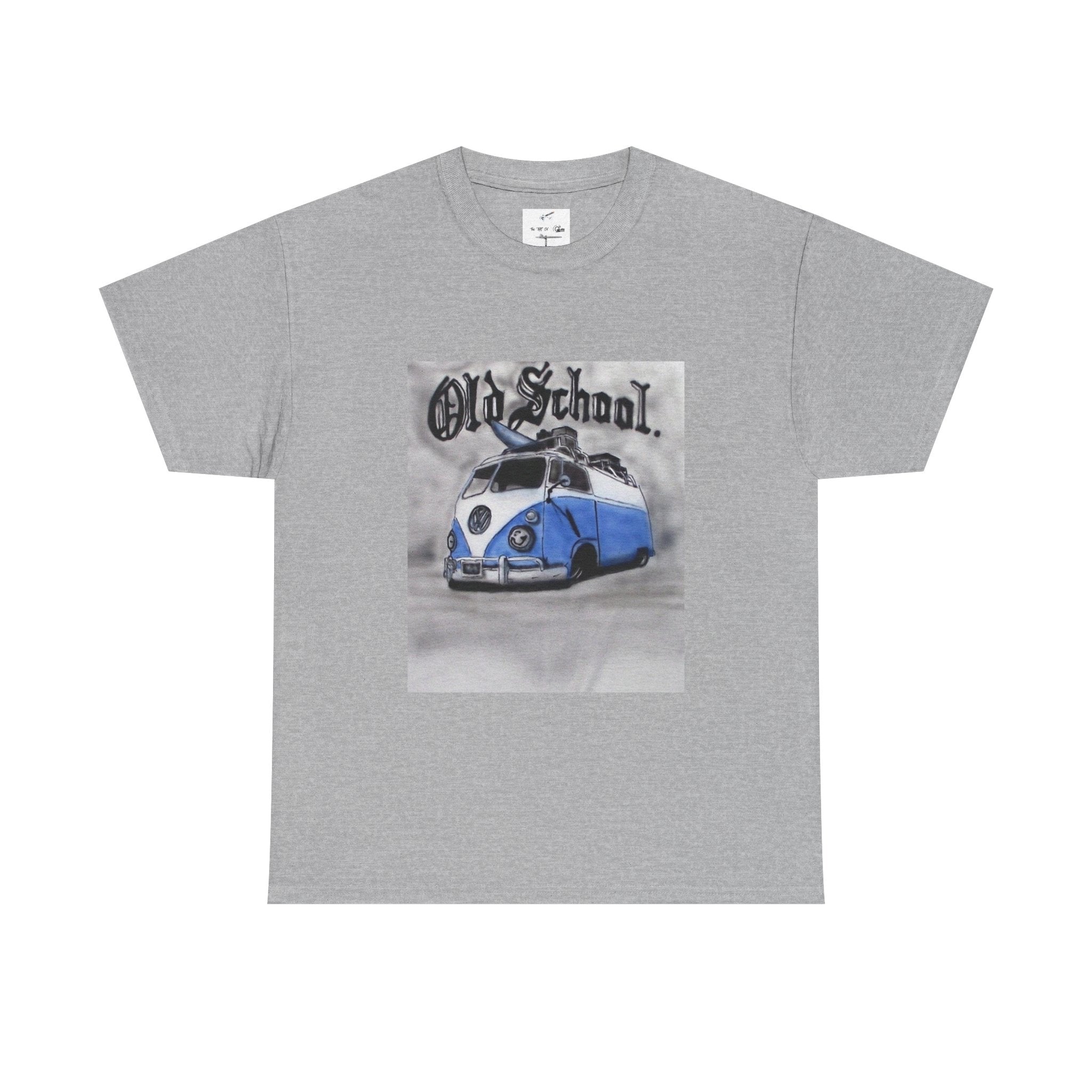 Old School Blue VW Surf Bus T-Shirt