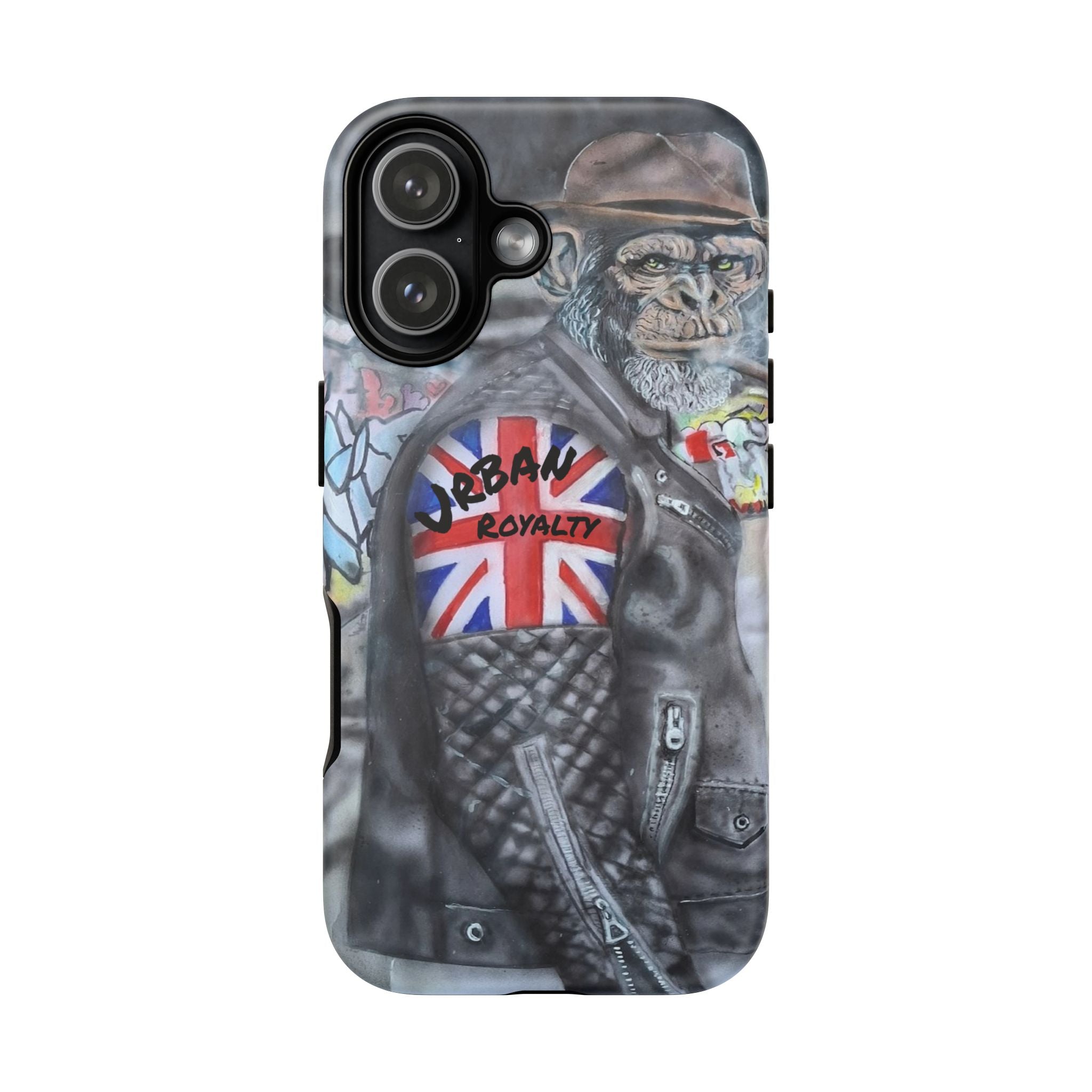 Urban Royalty Monkey Phone Case – Graffiti Biker Protective Cover