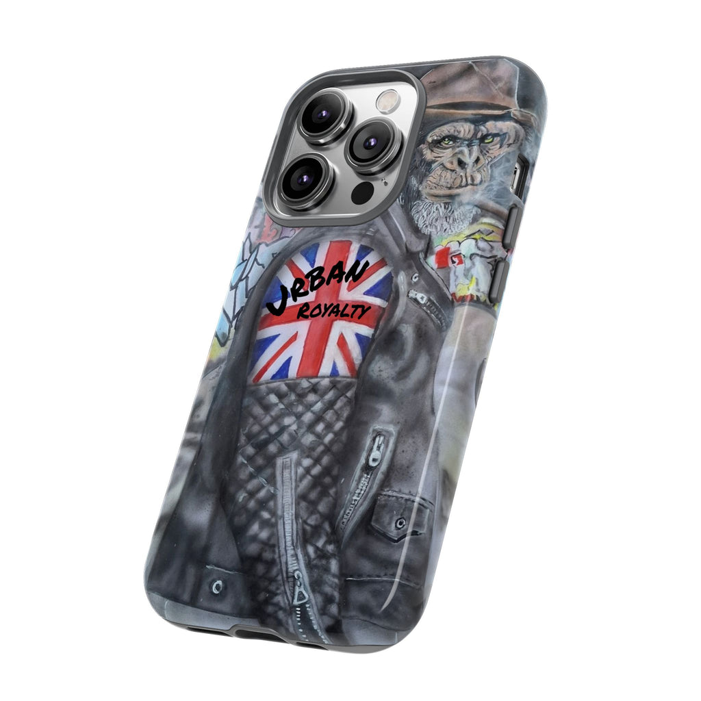 Urban Royalty Monkey Phone Case – Graffiti Biker Protective Cover