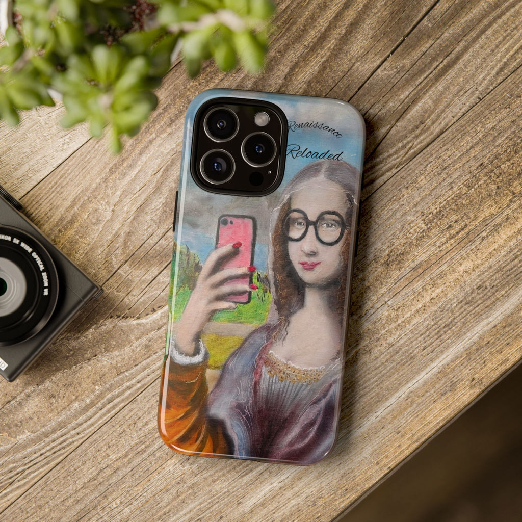 Mona Lisa Selfie Tough Phone Case — Renaissance Reloaded Protective Cover
