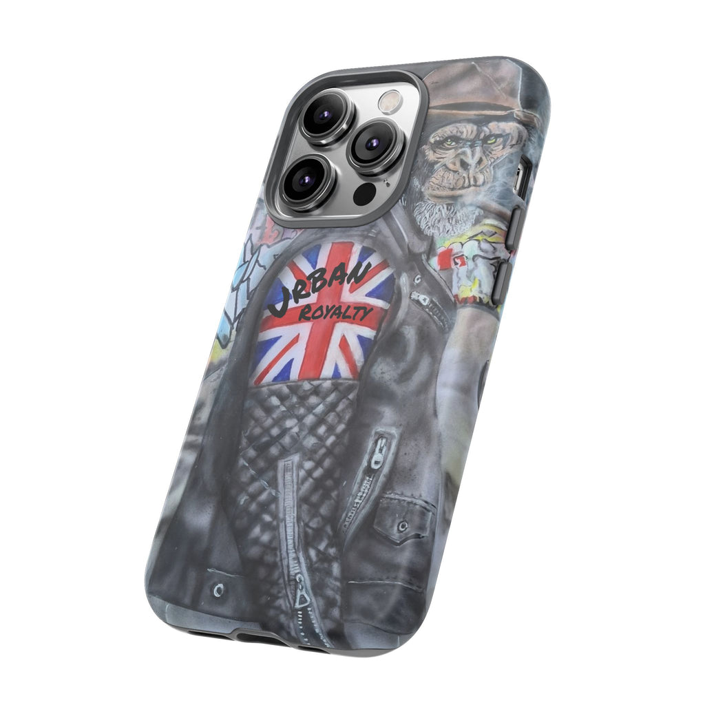 Urban Royalty Monkey Phone Case – Graffiti Biker Protective Cover