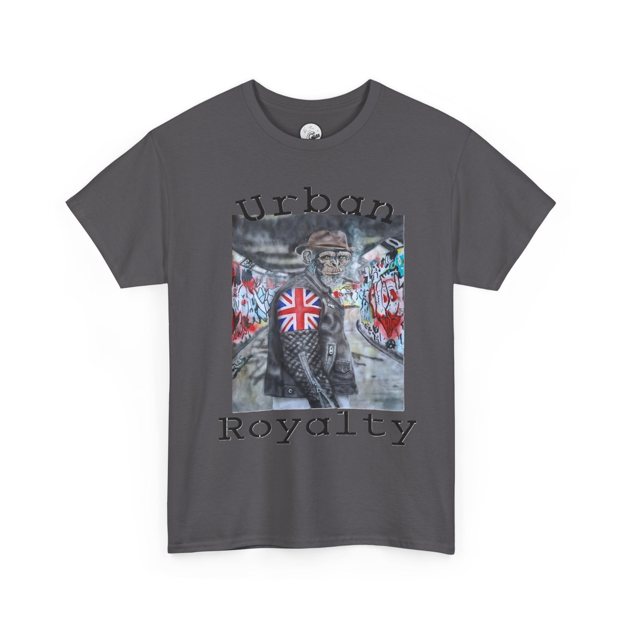 Urban Royalty T-Shirt — Street Art Monkey with Union Jack design Jacket