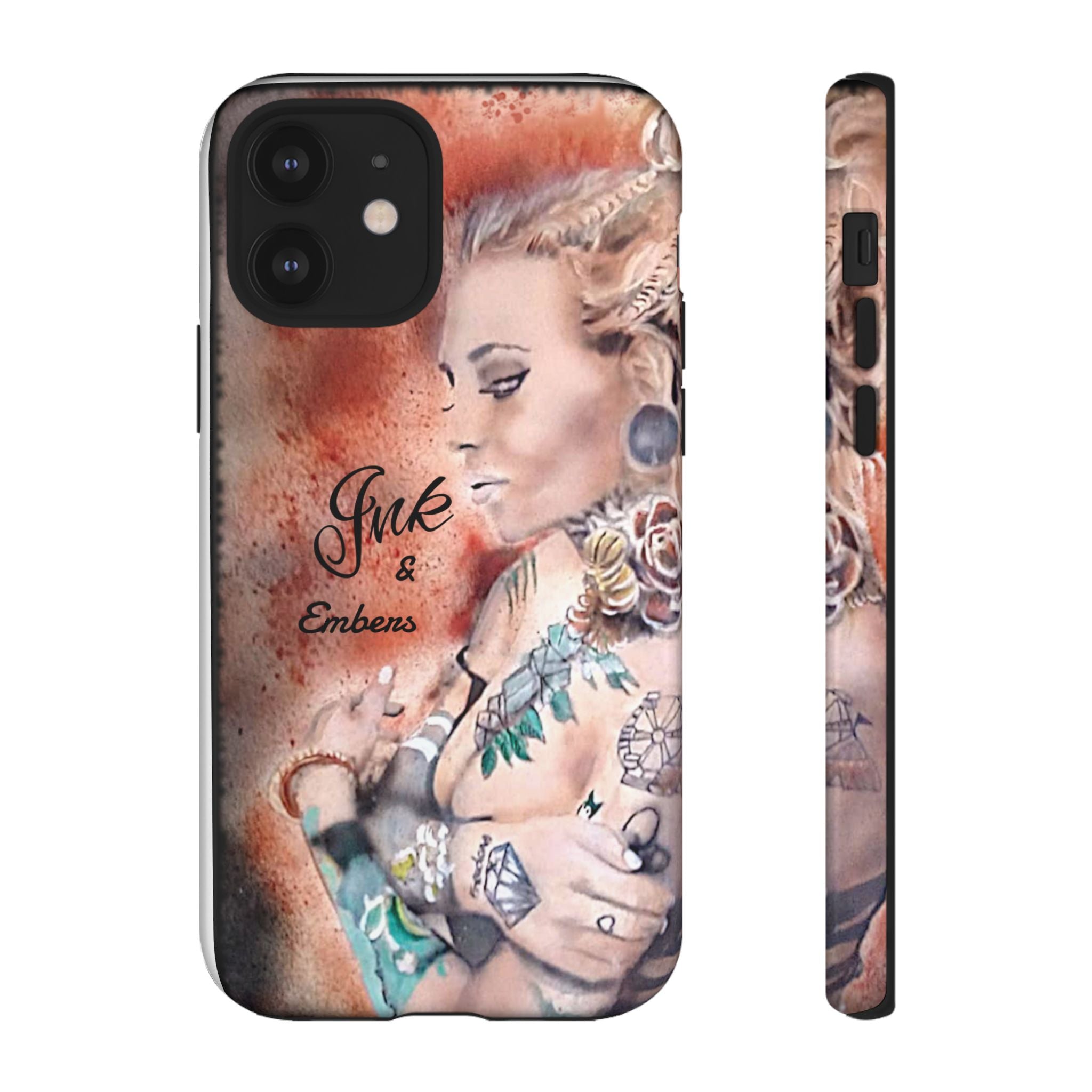 Tattooed Pin-Up Tough Case — Ink & Embers Phone Cover