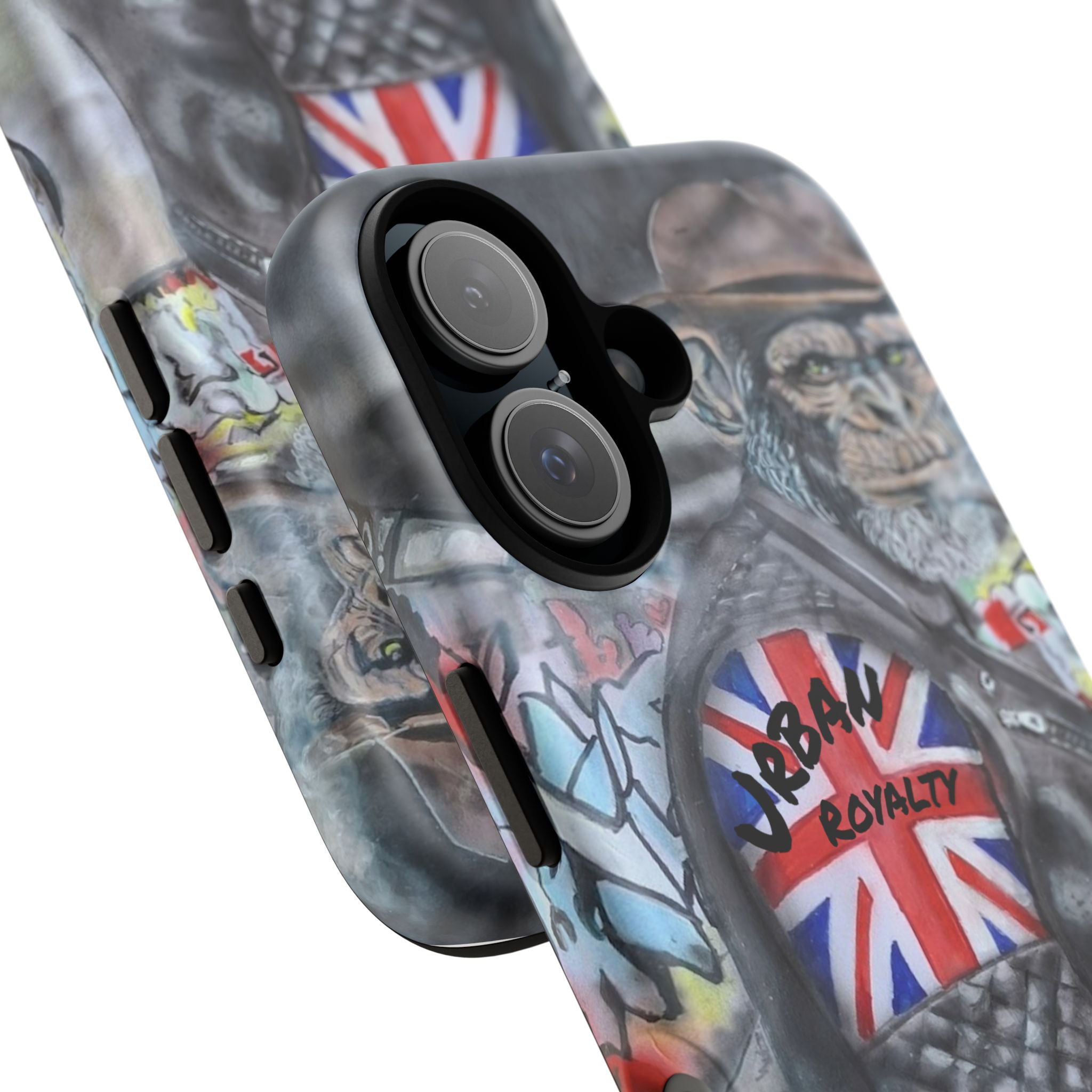 Urban Royalty Monkey Phone Case – Graffiti Biker Protective Cover