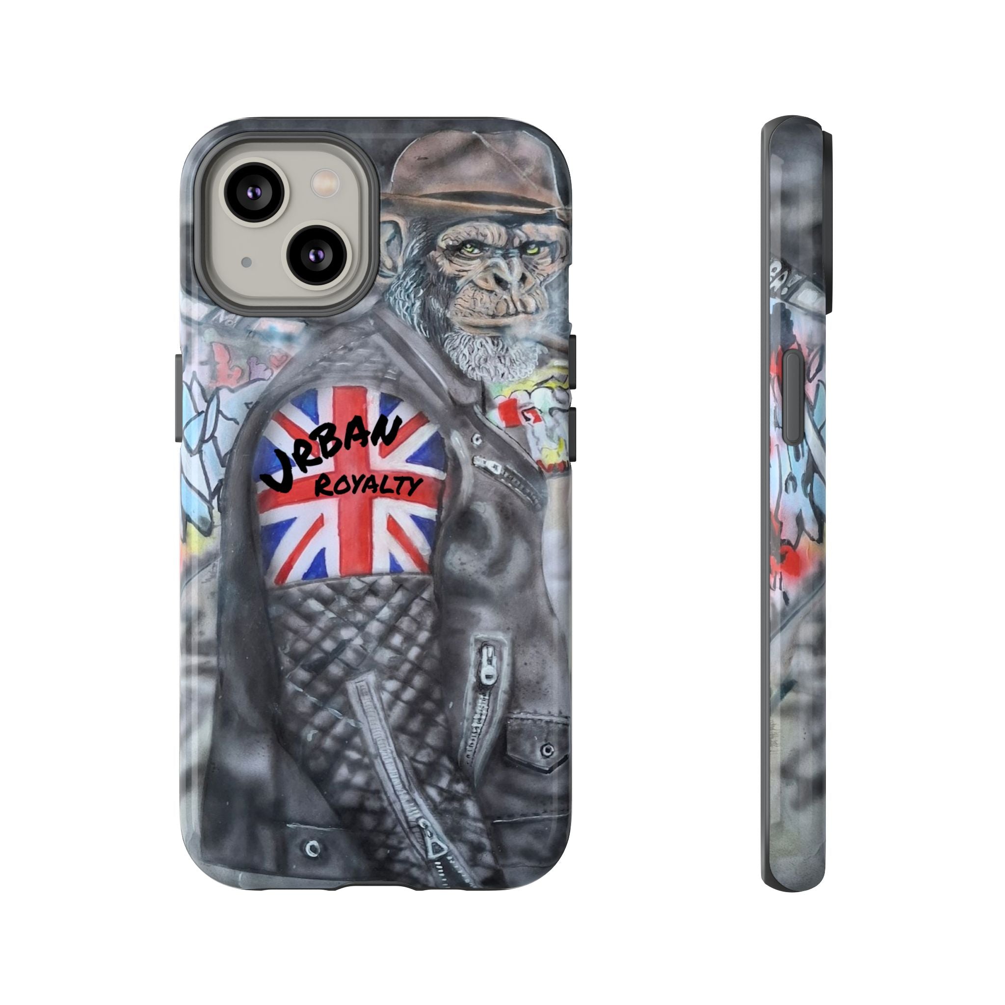 Urban Royalty Monkey Phone Case – Graffiti Biker Protective Cover