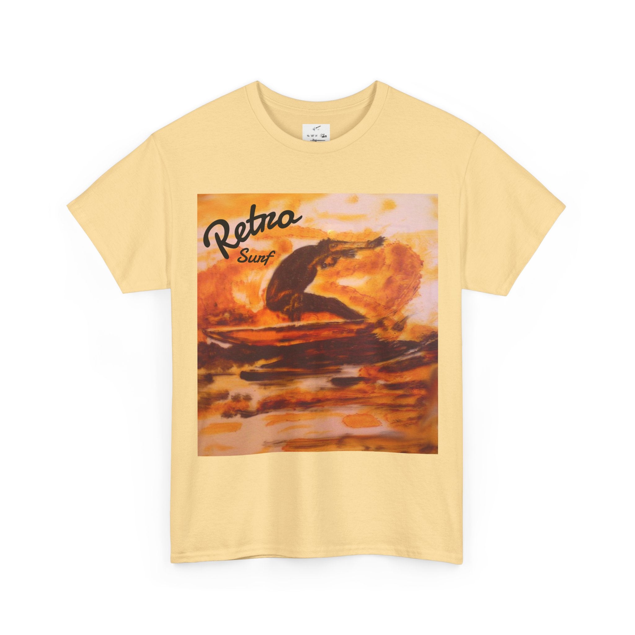 Retro Surf T-Shirt — Vintage Sunset Surfing Graphic Tee